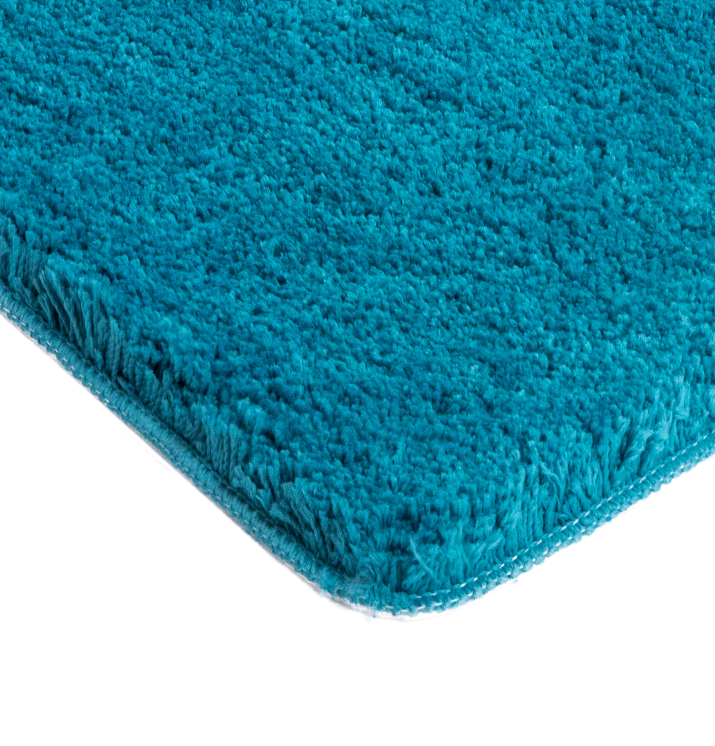 my home Badematte »Sanremo, Badvorleger, Badezimmer Teppich, sehr weich«, rutschhemmend beschichtet, fußbodenheizungsgeeignet-schnell trocknend, Badteppich, unifarben, rechteckig, rund & als 3-tlg. Set erhältlich