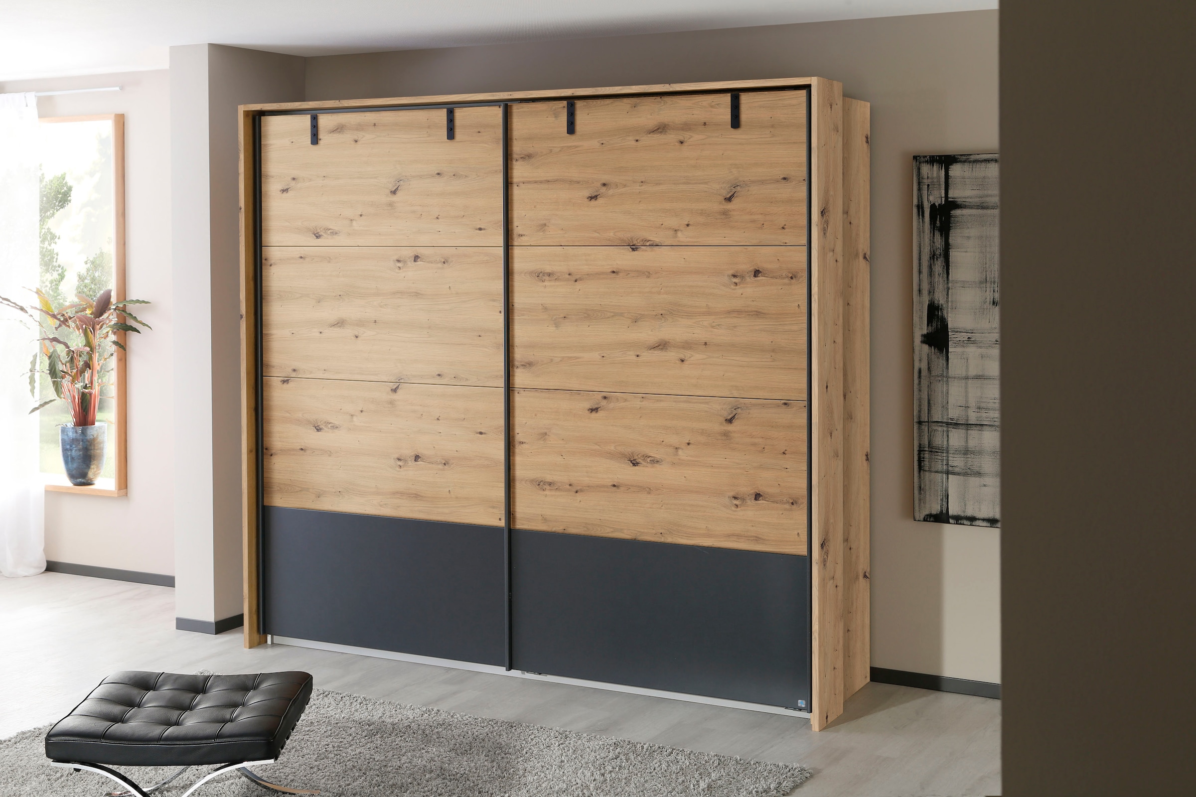 rauch Schwebetürenschrank »Birmingham« inklusive Passepartout