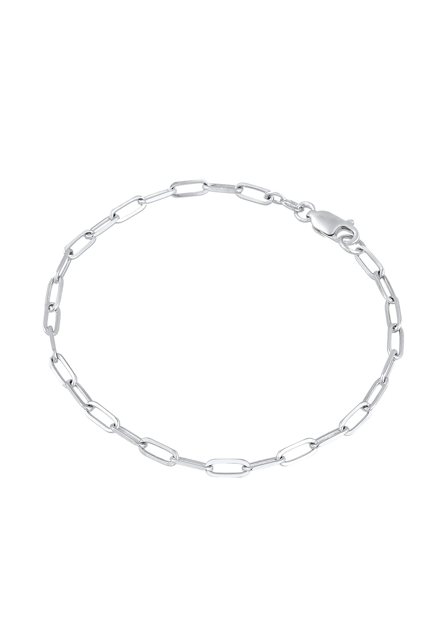 Elli Armkette »Armband Glieder Oval Basic Chunky Chains Optik 925 Silber«