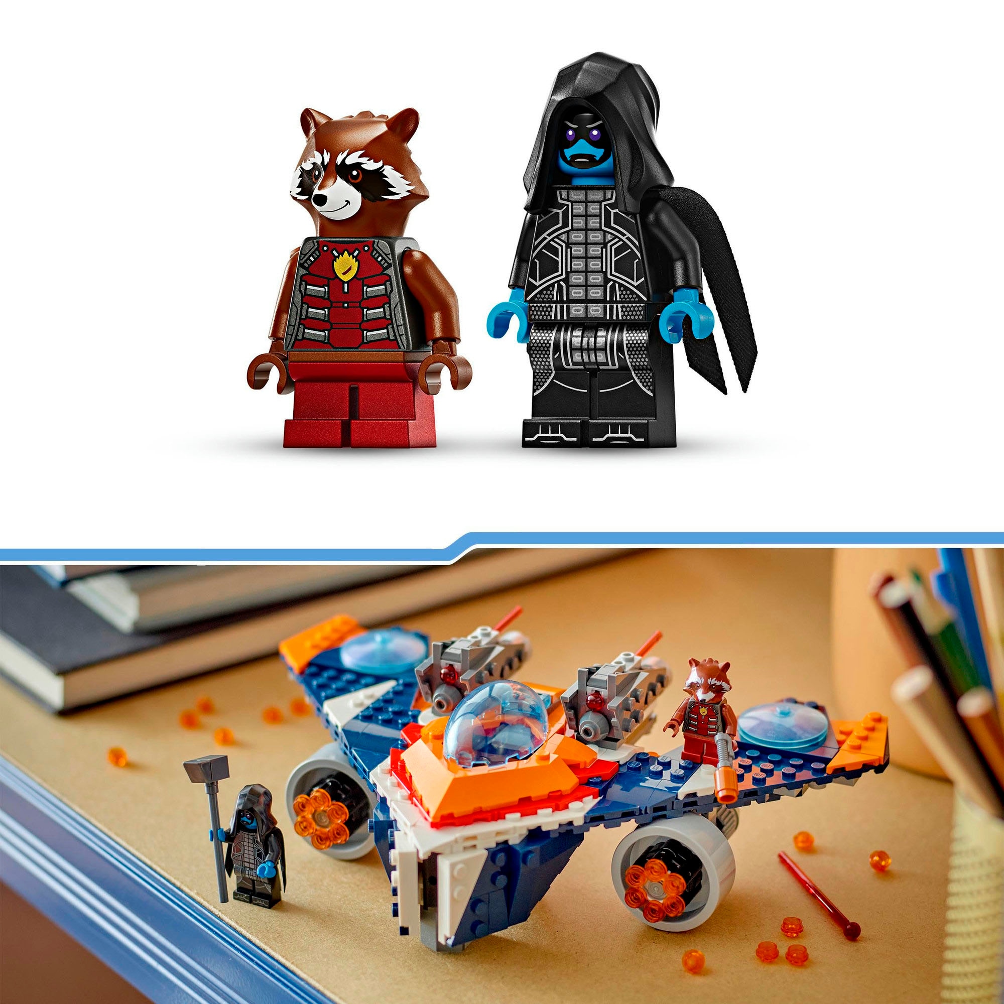 LEGO® Konstruktionsspielsteine »Rockets Raumschiff vs. Ronan (76278), LEGO Super Heroes«, (290 St.), Made in Europe