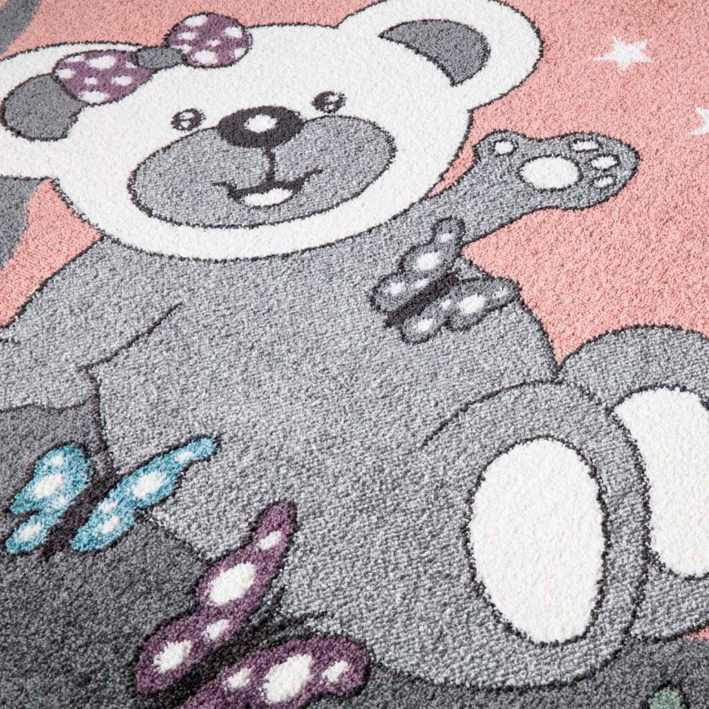 Carpet City Kinderteppich »ANIME916«, rund, Kinderzimmer Teppich Modern mit lustigen Cartoon-Figuren, Multi