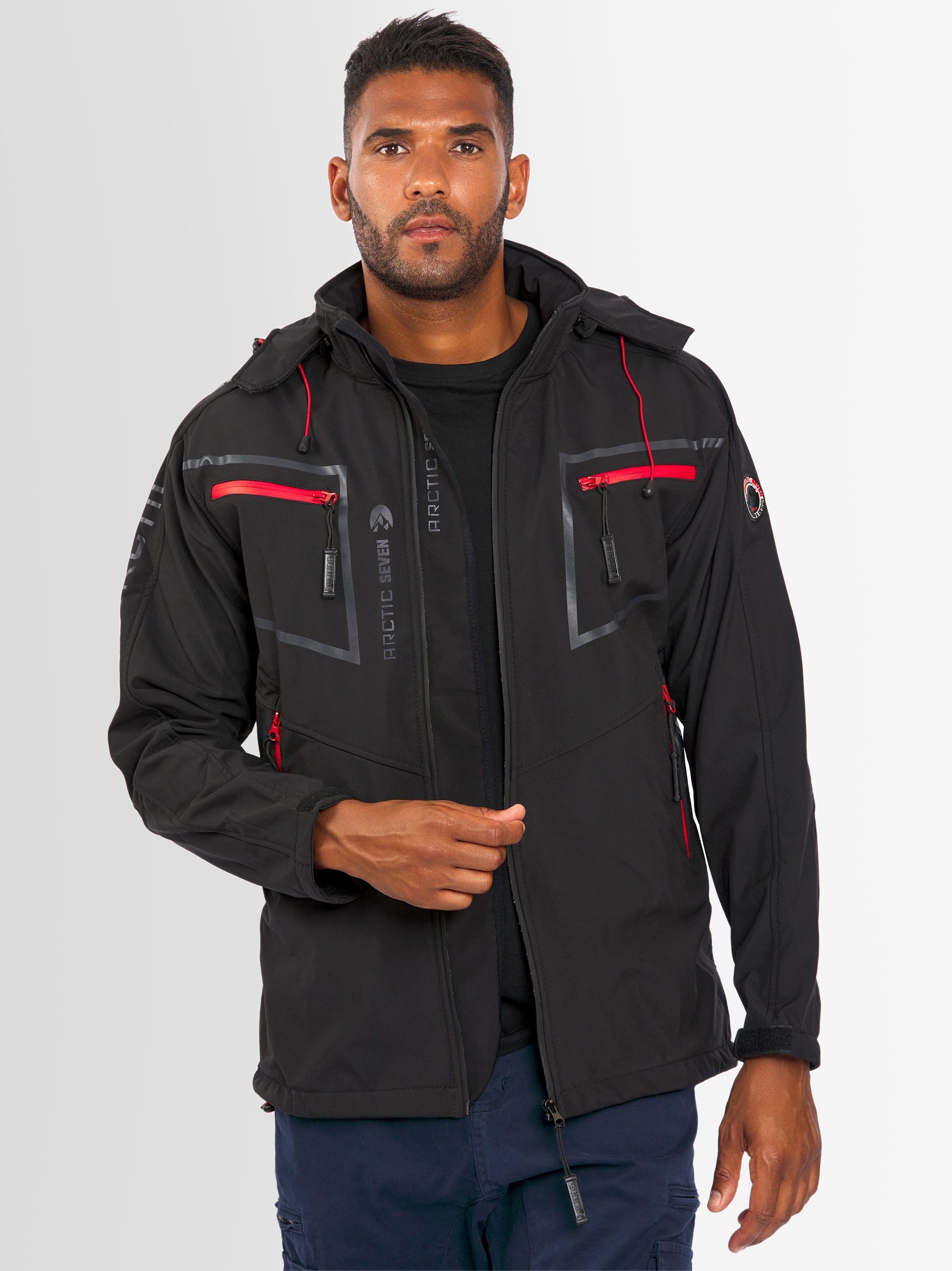 Arctic Seven Softshelljacke »Arctic Seven Herren Softshell Jacke AS088«