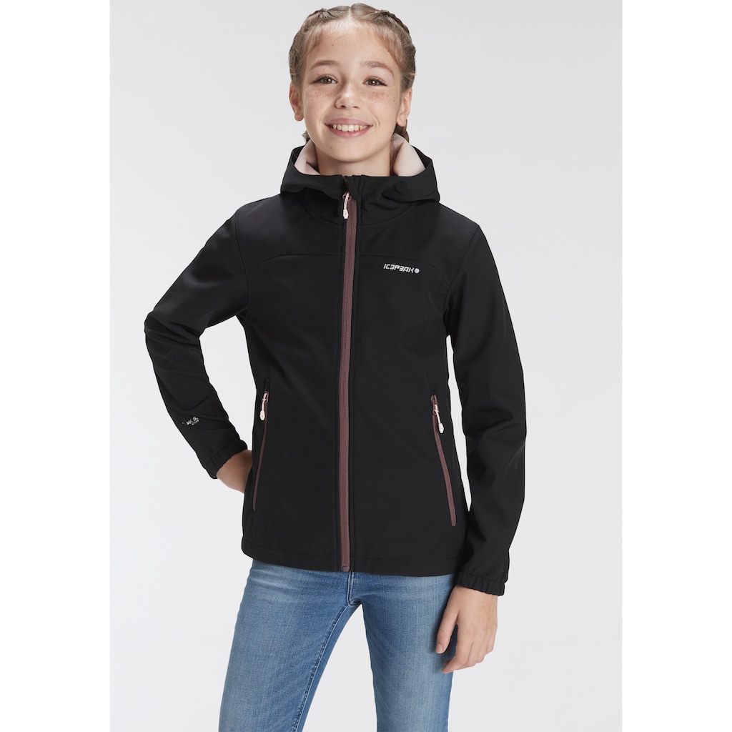 Icepeak Softshelljacke »K SOFTSHELLJACKE KOBRYN«, mit Kapuze