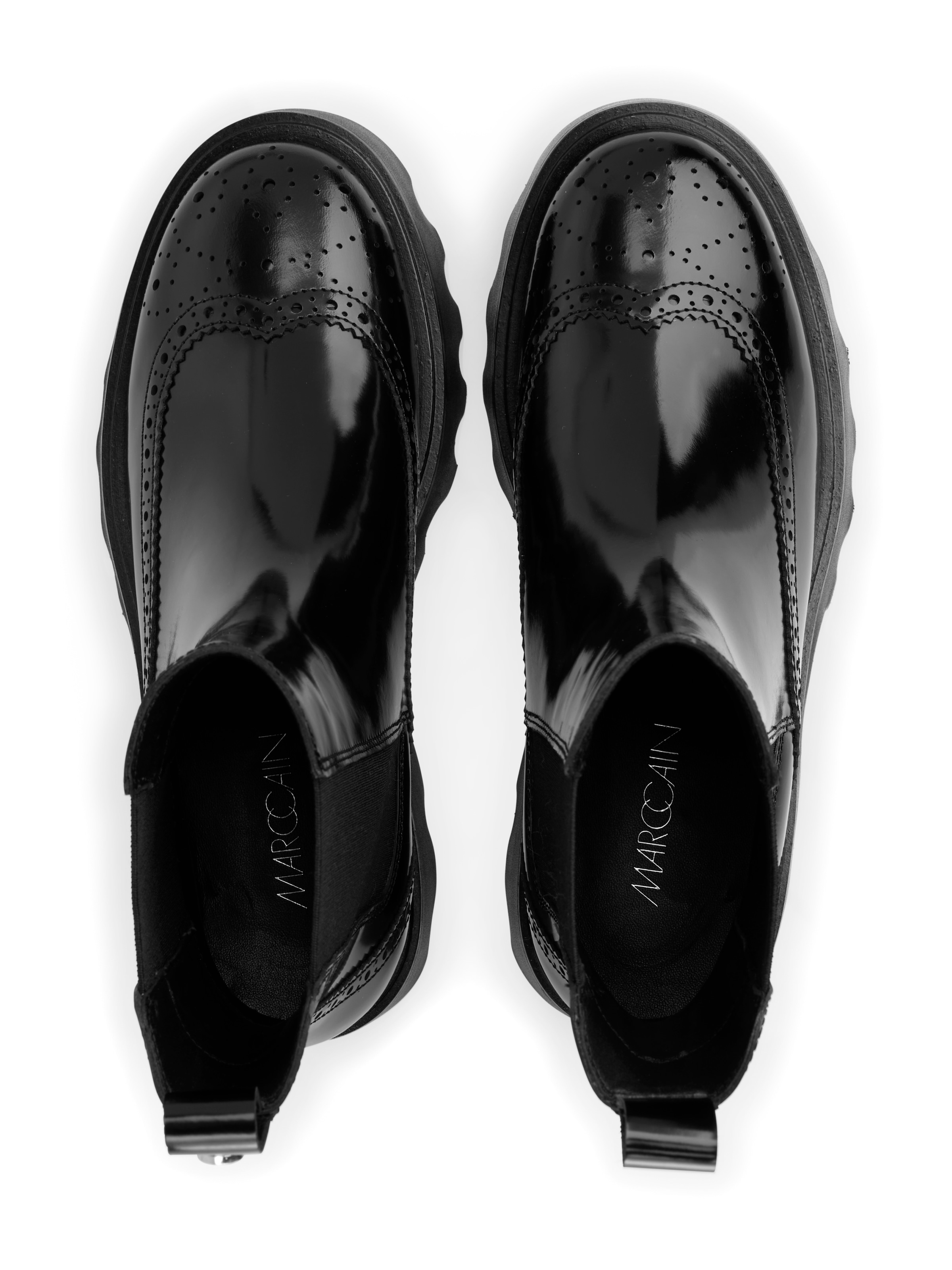 Marc Cain Chelseaboots »Sports Dodgy Dogs«, Stiefelette, Boots mit Plateausohle und Chunky Profil