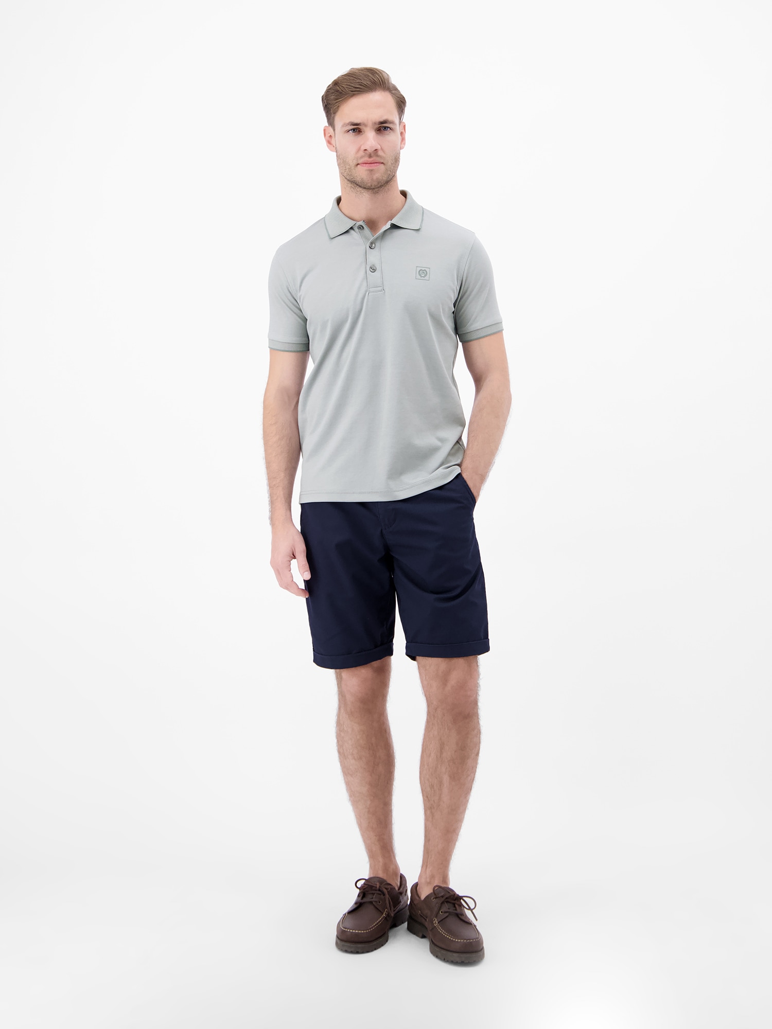 LERROS Poloshirt »Unifarbenes Poloshirt in Piqué-Qualität«