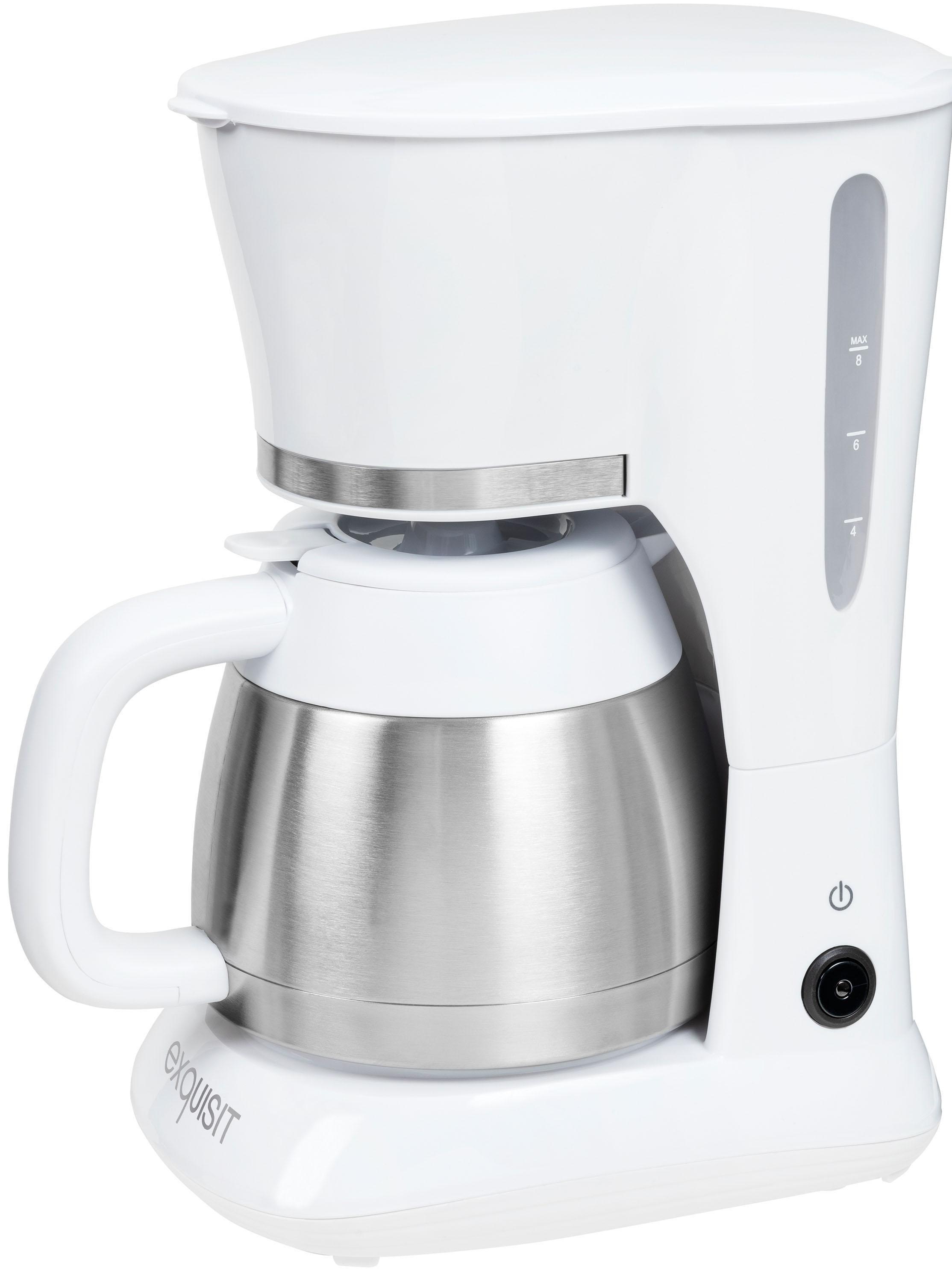 exquisit Filterkaffeemaschine »KA 6501 we«, Papierfilter, 1x4