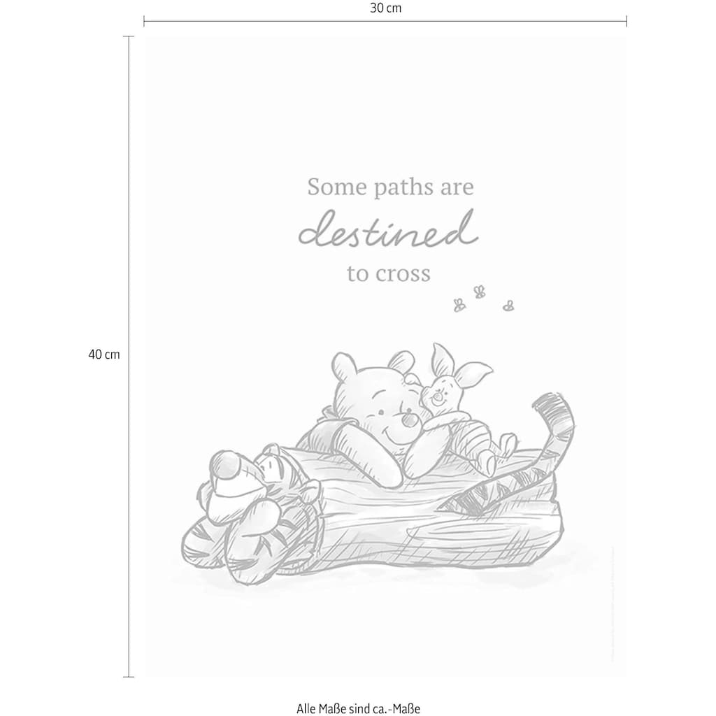 Komar Poster »Winnie Pooh Path«, Disney, (1 St.)