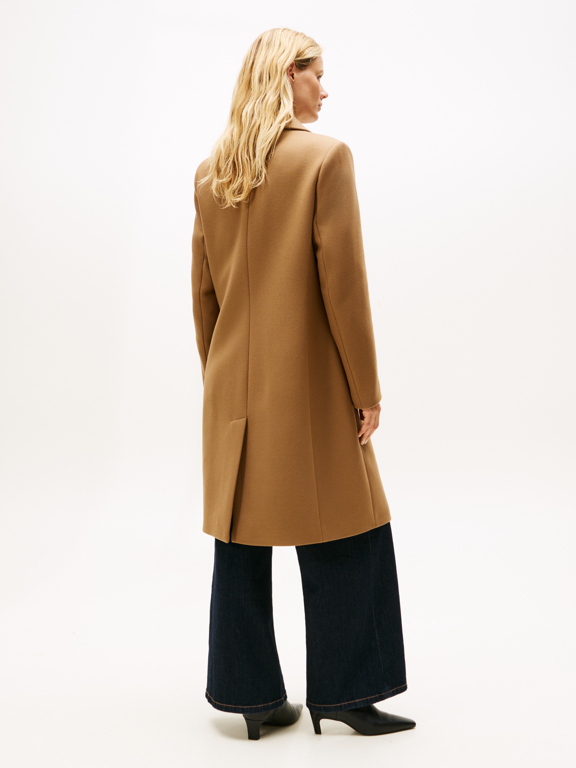 Tommy Hilfiger Langmantel »CLASSIC SB WOOL REG COAT«, mit Wolle und Kaschmiranteil