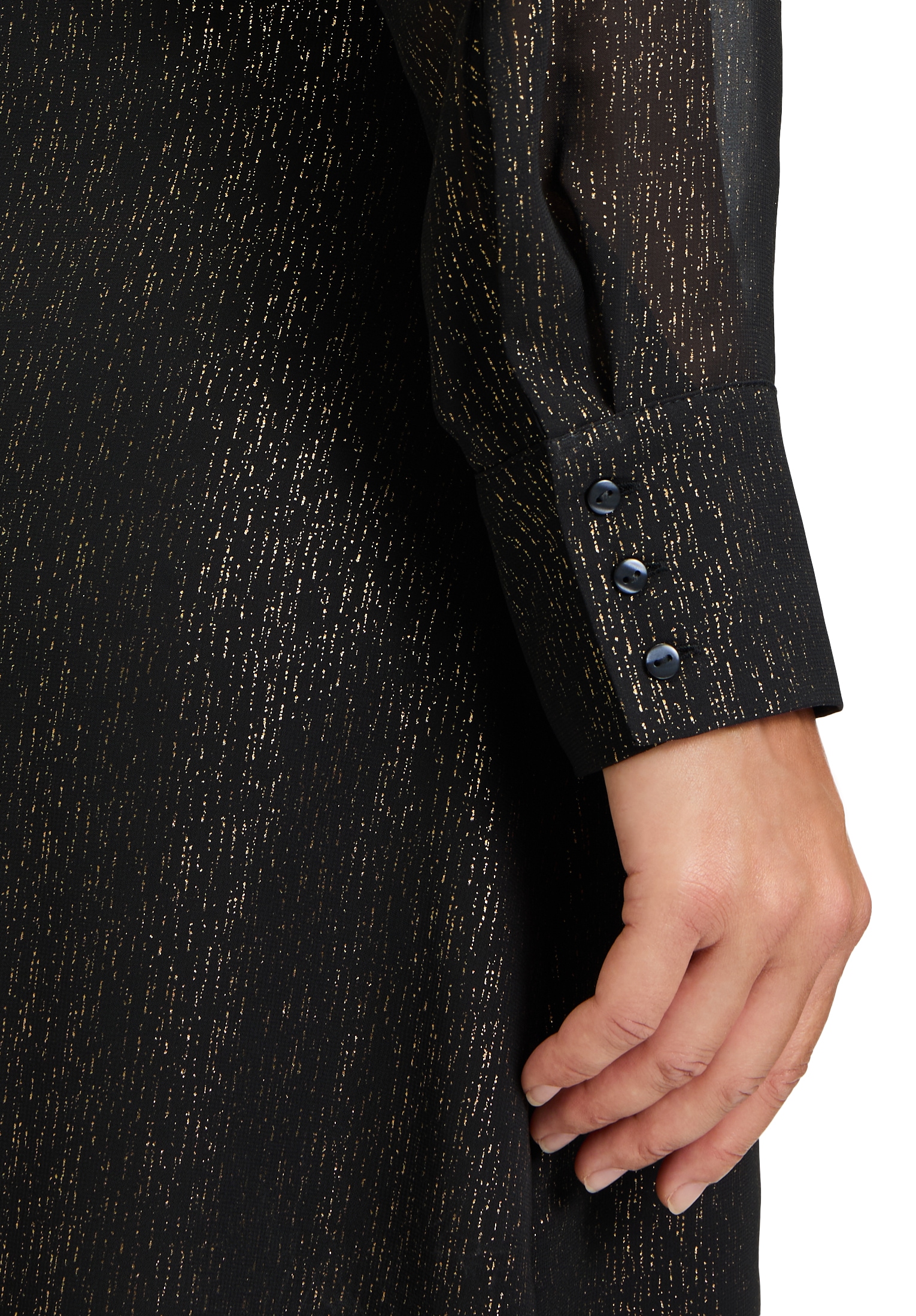 Cartoon Chiffonkleid »Chiffonkleid mit Schleifenknoten«