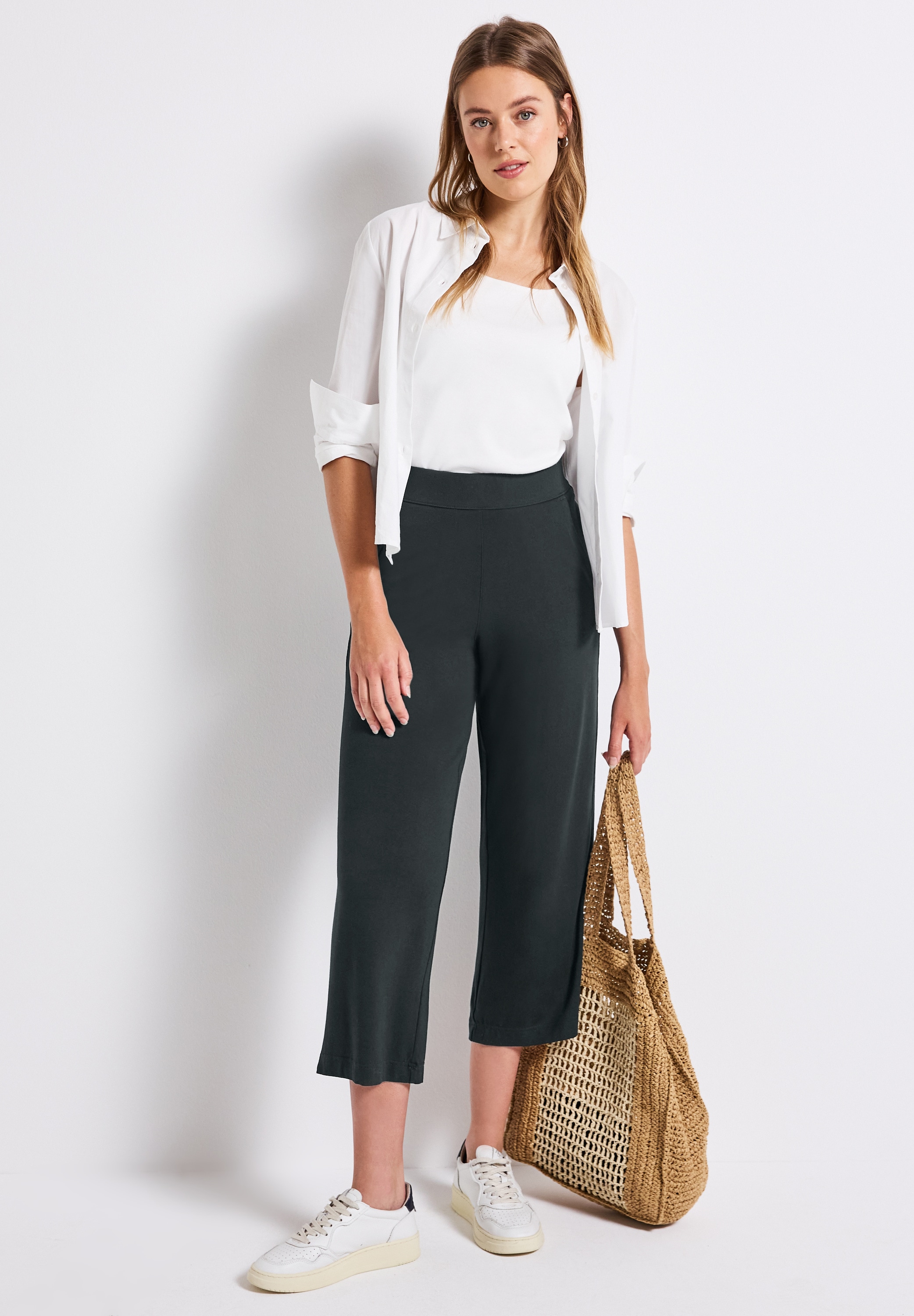 STREET ONE Stoffhose »Style EMEE«, 7/8-Länge und seitliche Taschen