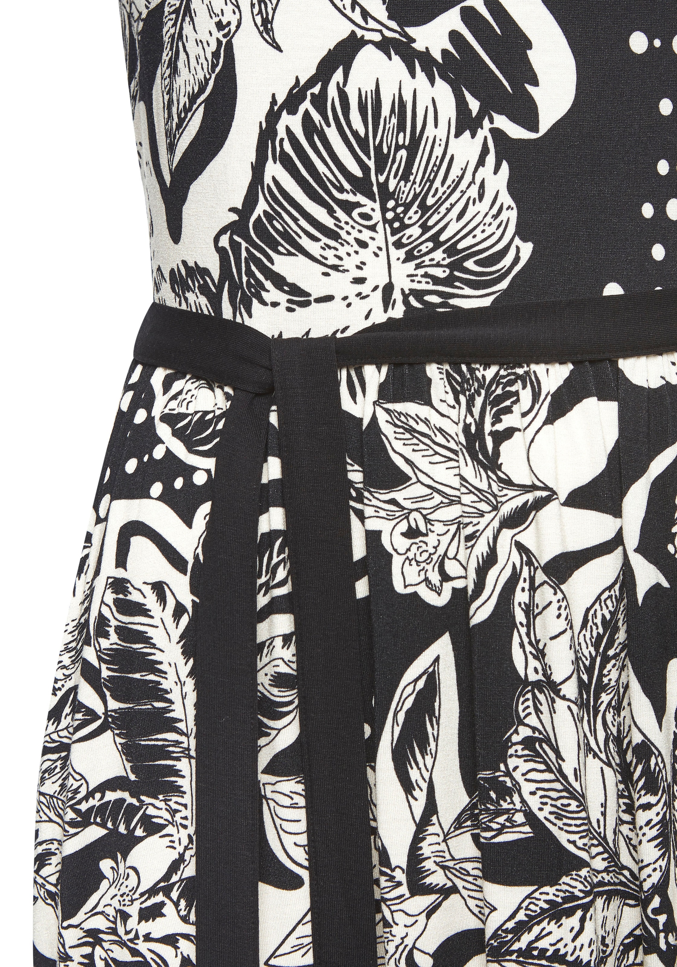 Vivance Jerseykleid, mit Bindeband, Sommerkleid, casual