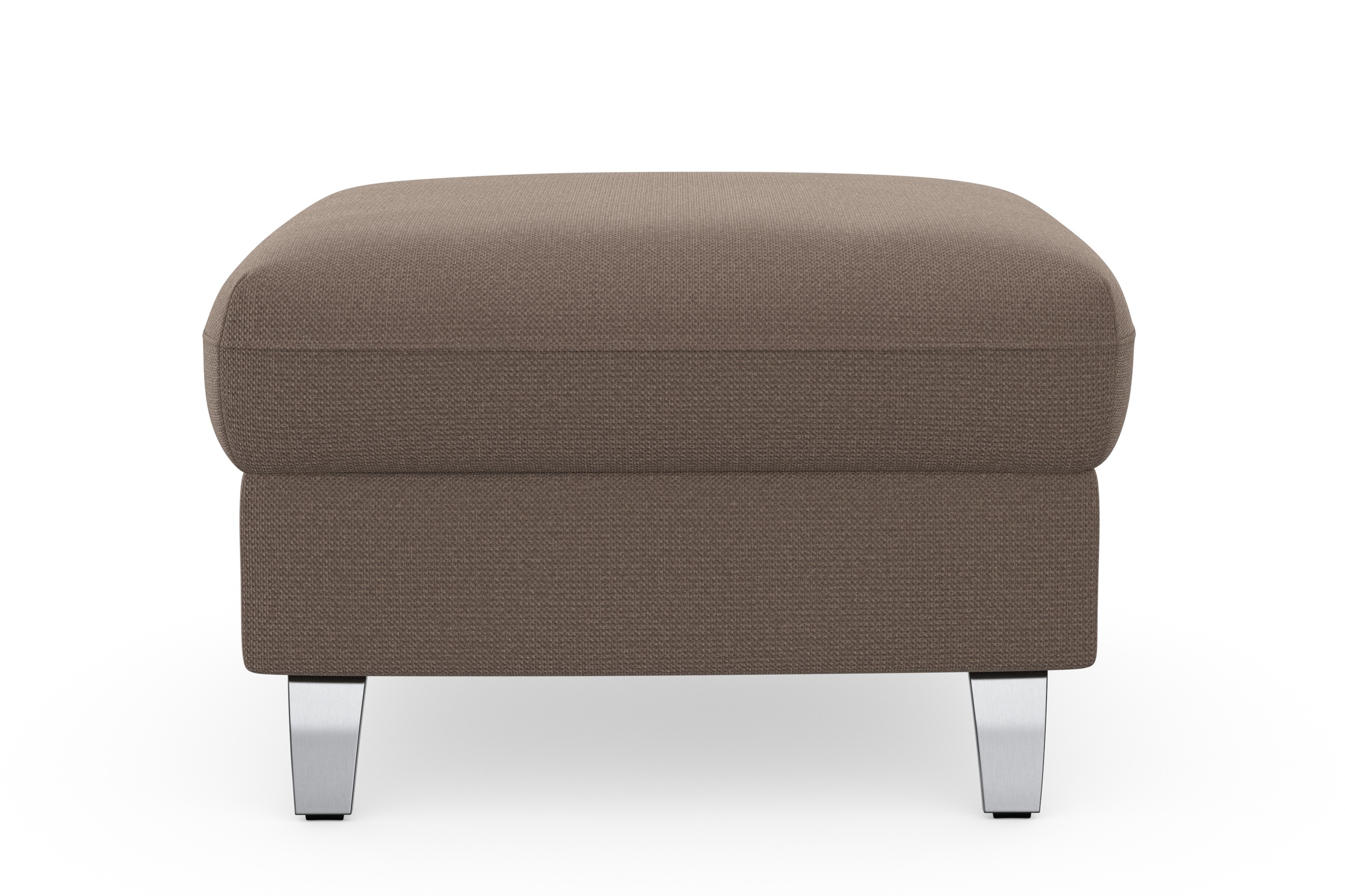 sit&more Stauraumhocker »Grenoble«, mit Stauraum und satinierten Füßen
