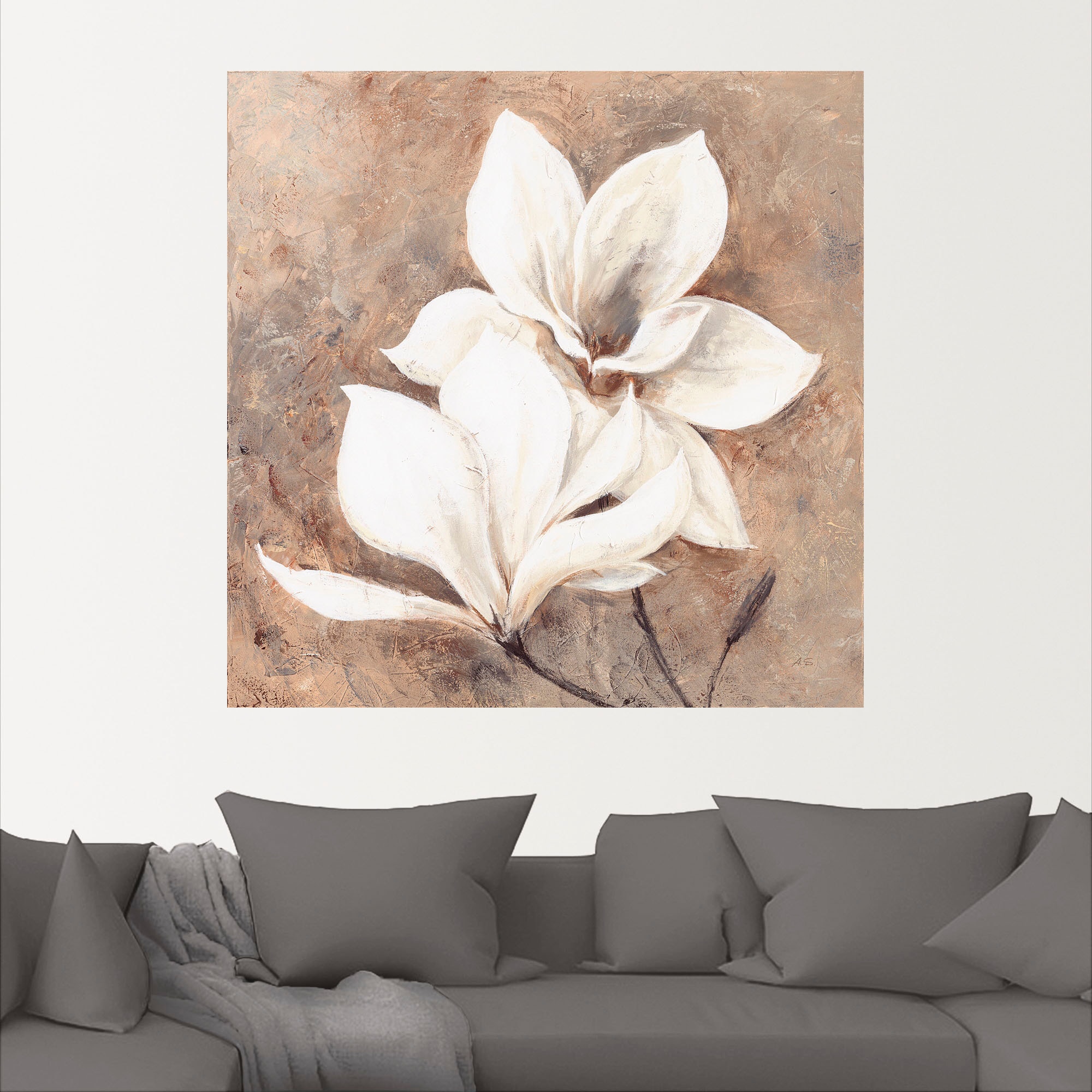 Artland Wandbild »Klassische Magnolien«, Blumen, (1 St.), als Alubild,  Leinwandbild, Wandaufkleber oder Poster in versch. Größen kaufen online bei  OTTO
