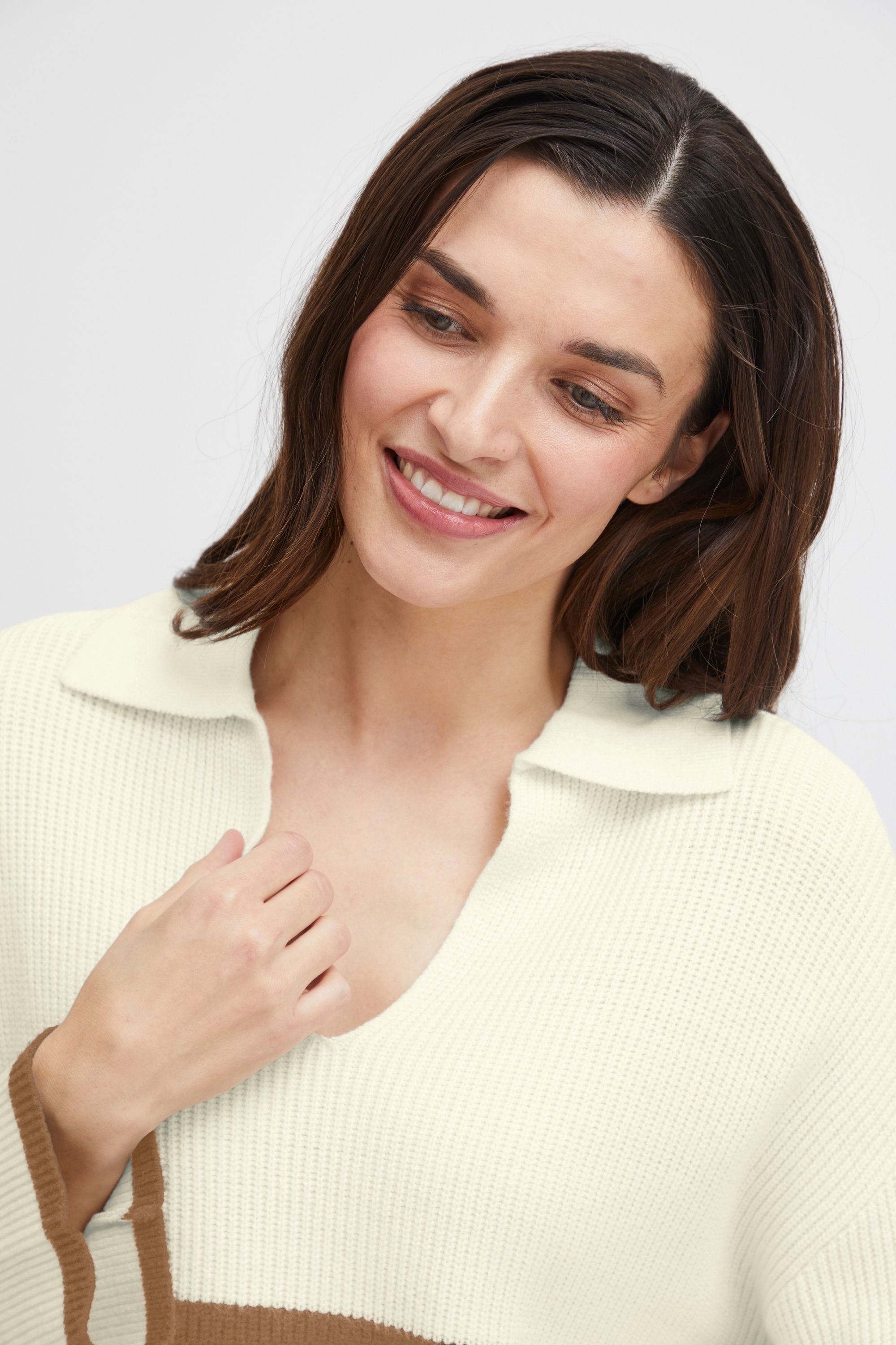 fransa Strickfleece-Pullover »Strickpullover FRAlly«