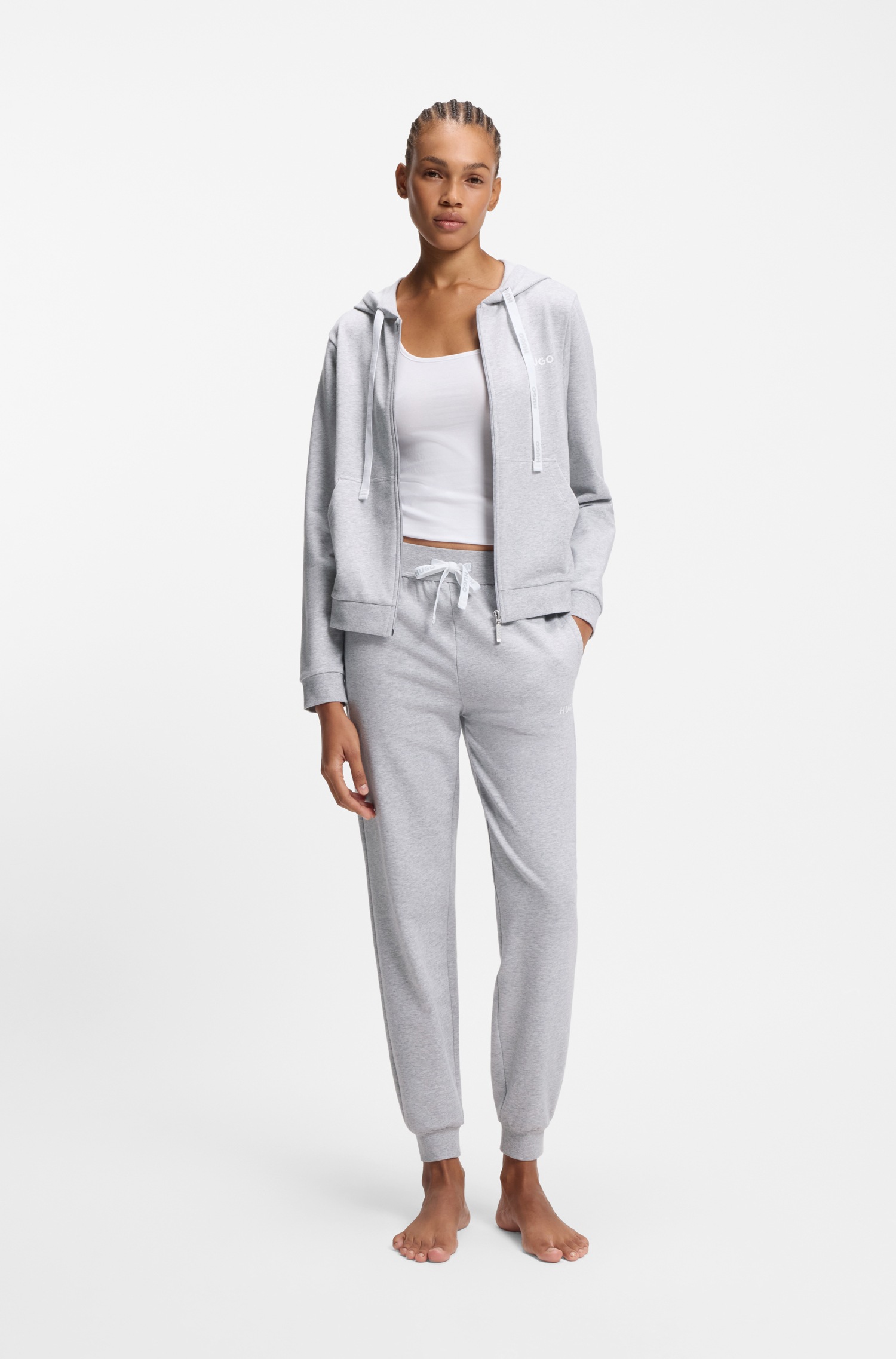 HUGO Underwear Jogginghose  elastischer Bund mit Tunnelzug, gerade Passform, Eingrifftaschen