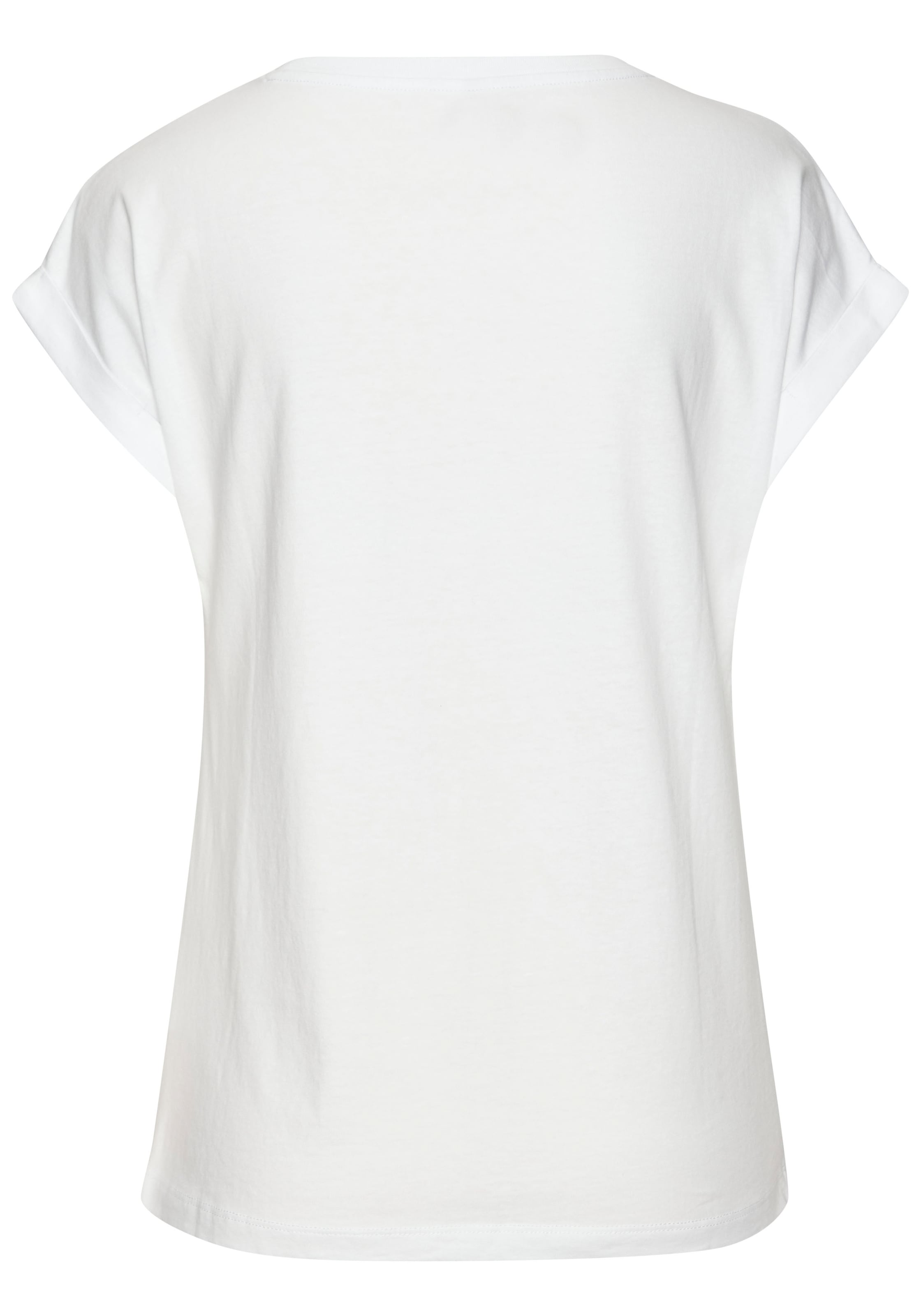 Venice Beach Kurzarmshirt, mit Frontprint, T-Shirt aus Baumwolle, lockere Passform