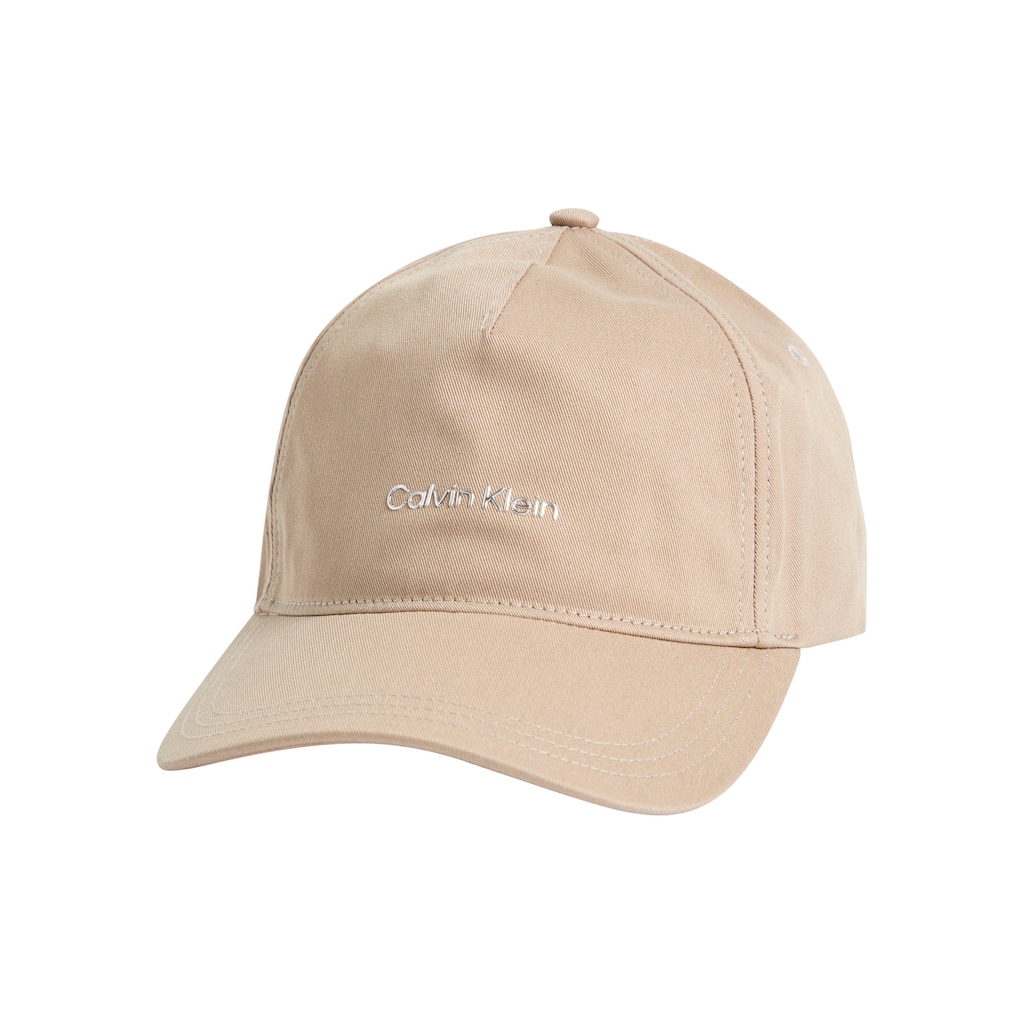 Calvin Klein Baseball Cap, mit Metall-Schriftzug