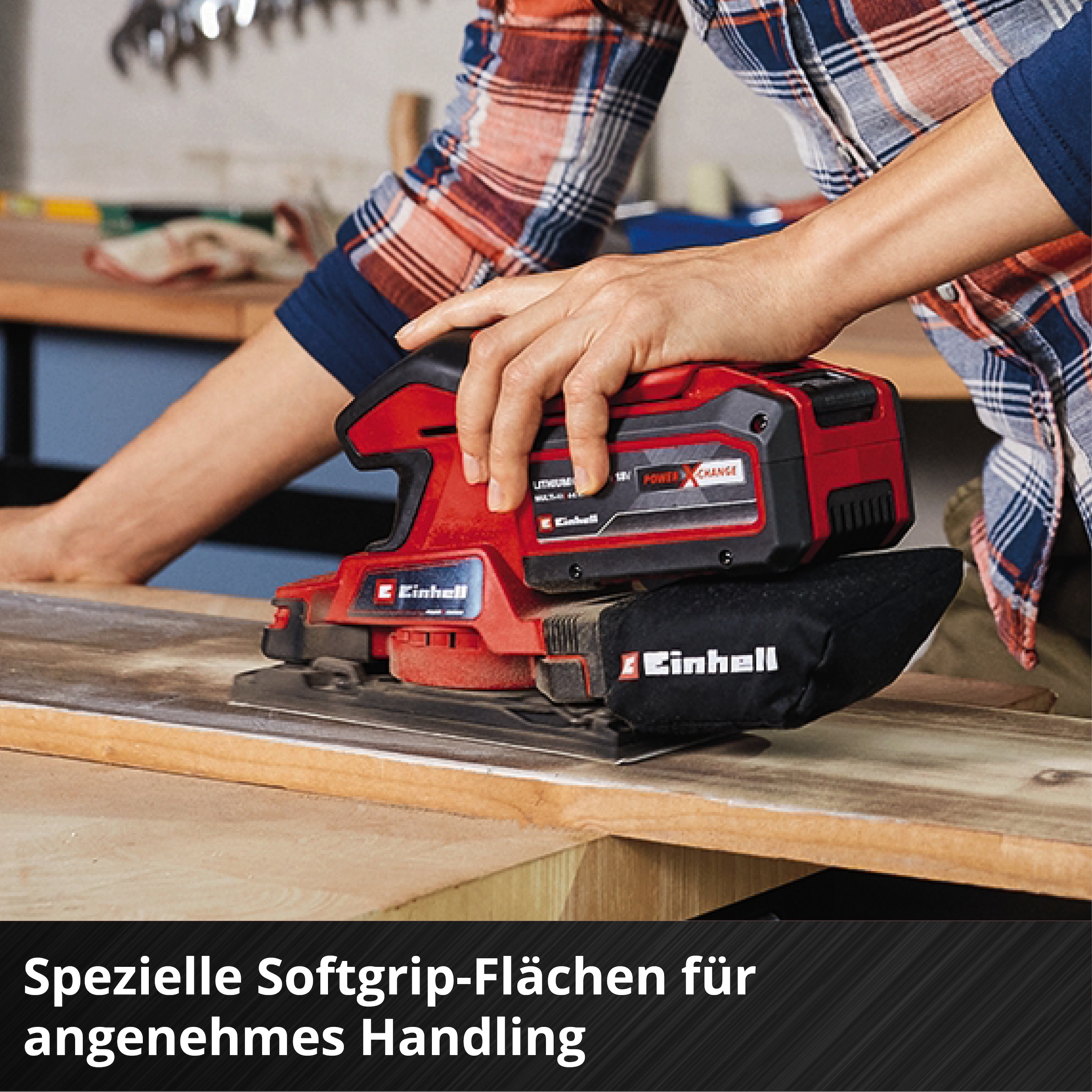 Einhell Schwingschleifer »Akku-Schwingschleifer TC-OS 18/187 Li Solo« 2 tlg. ohne Akku und Ladegerät