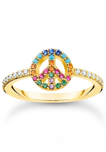 Fingerring »Peace gold, TR2373-488-7-52,54,56,58«