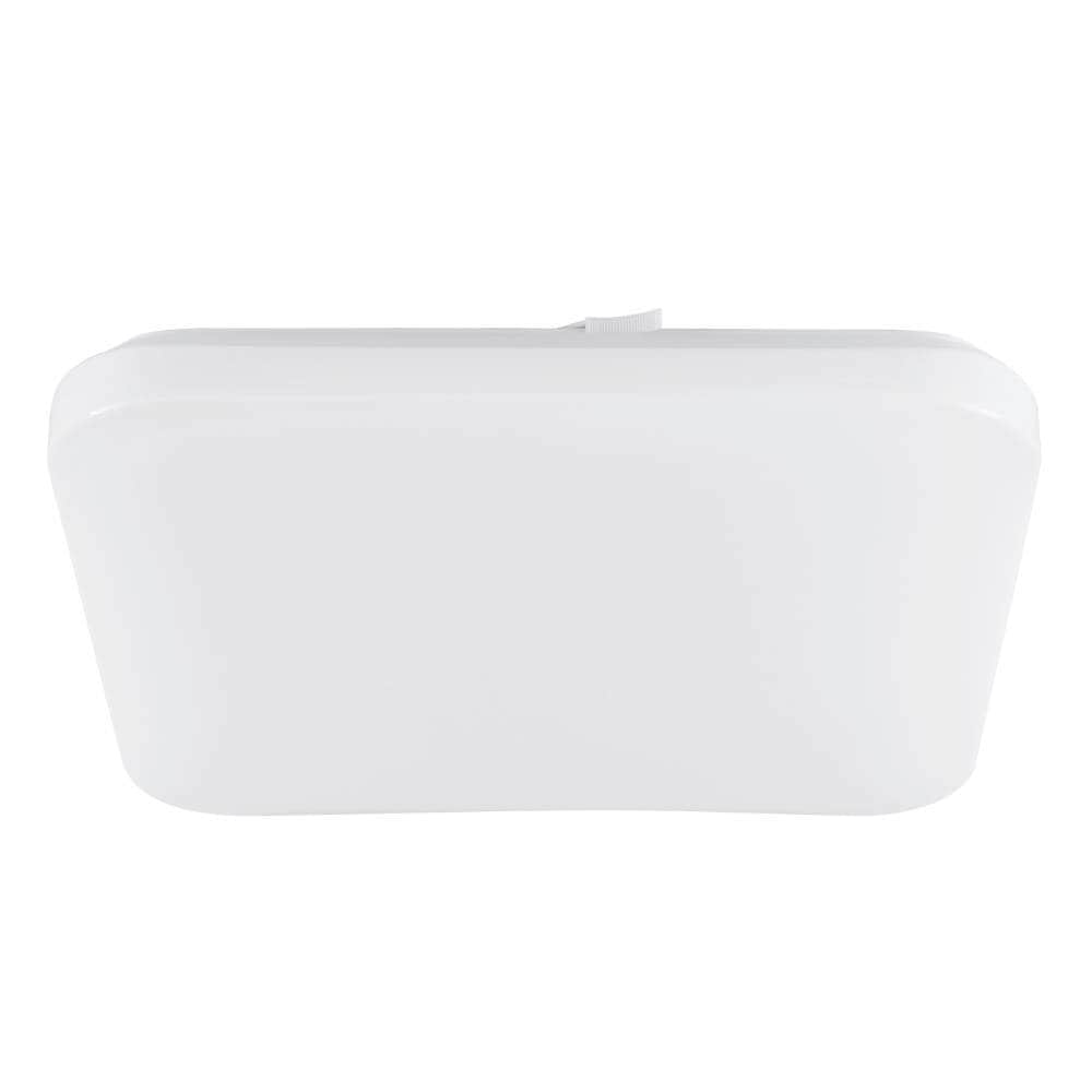 EGLO LED Deckenleuchte »FRANIA Deckenlampe, weiß, geringe Aufbauhöhe, 1x14,6 Watt, Büro, IP44«, 1 flammig, Leuchtmittel LED-Board | LED fest integriert, Wohzimmer, Küche, Esszimmer, Flur, modern, 1600 Lumen, 30x30x7cm