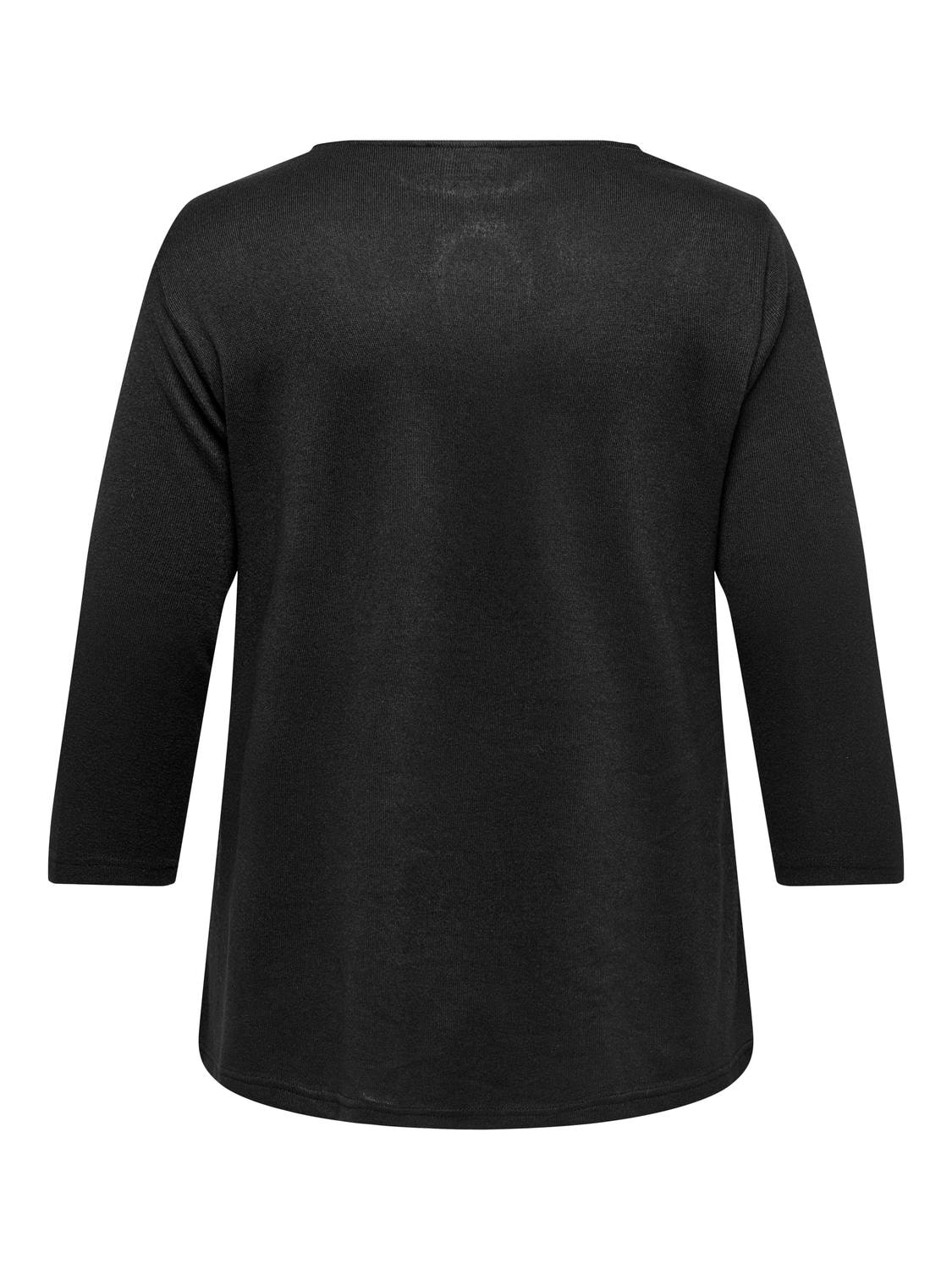 ONLY CARMAKOMA Wasserfallshirt »CARALBA MIRSE L/S WATERFALL TOP JRS«