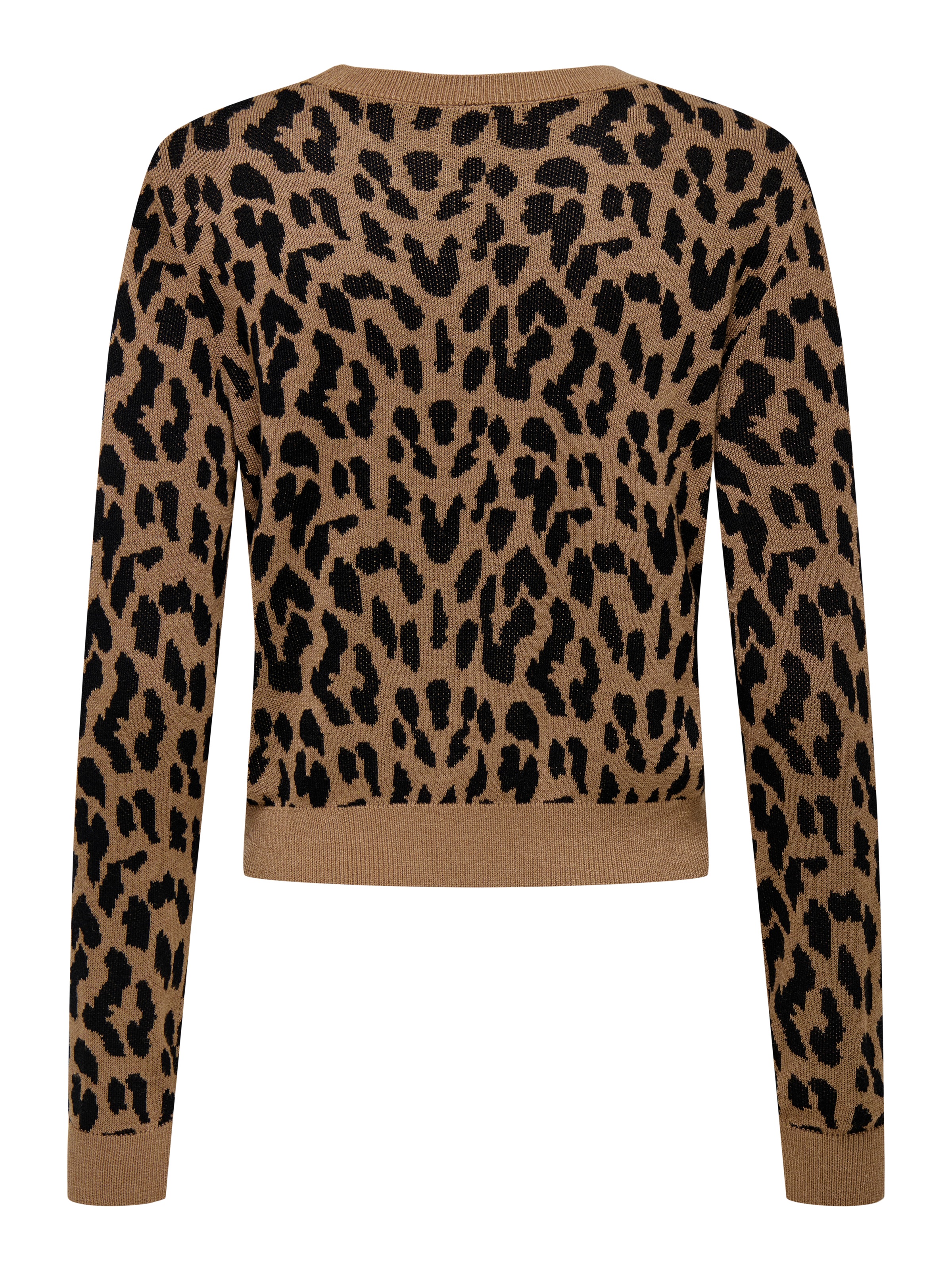 ONLY Rundhalspullover »ONLVIENNA LS JQ LEO O-NECK CC KNT«