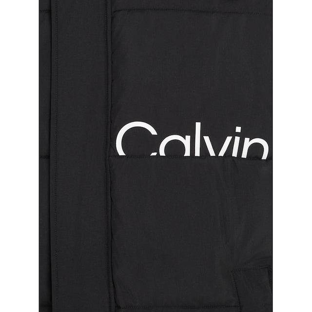 Calvin Klein Jeans Steppjacke »ESSENTIALS NON DOWN LONG PARKA«, mit Kapuze  bestellen bei OTTO