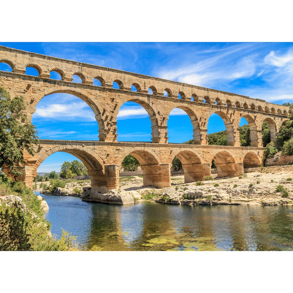 Papermoon Fototapete »Pont du Gard Aqueduct«