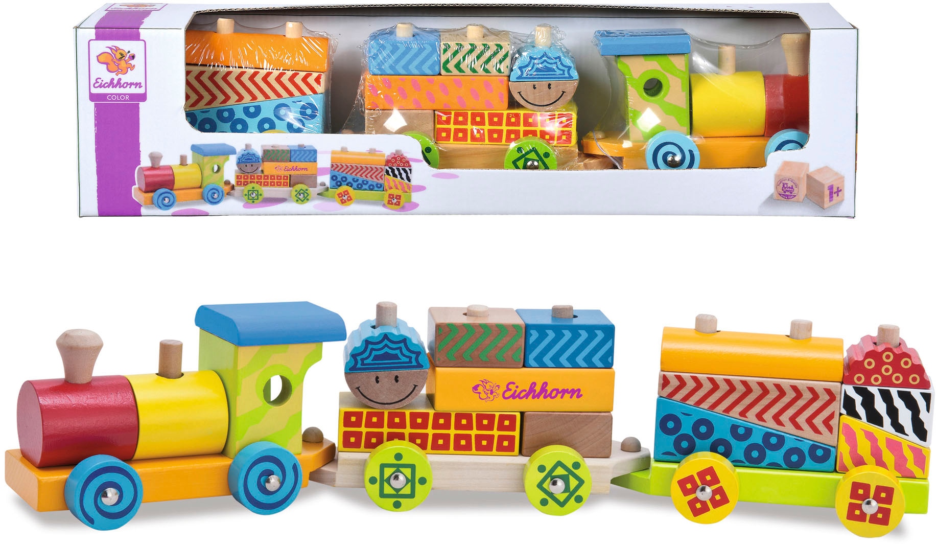 Eichhorn Spielzeug-Zug »Color, kleiner Zug«