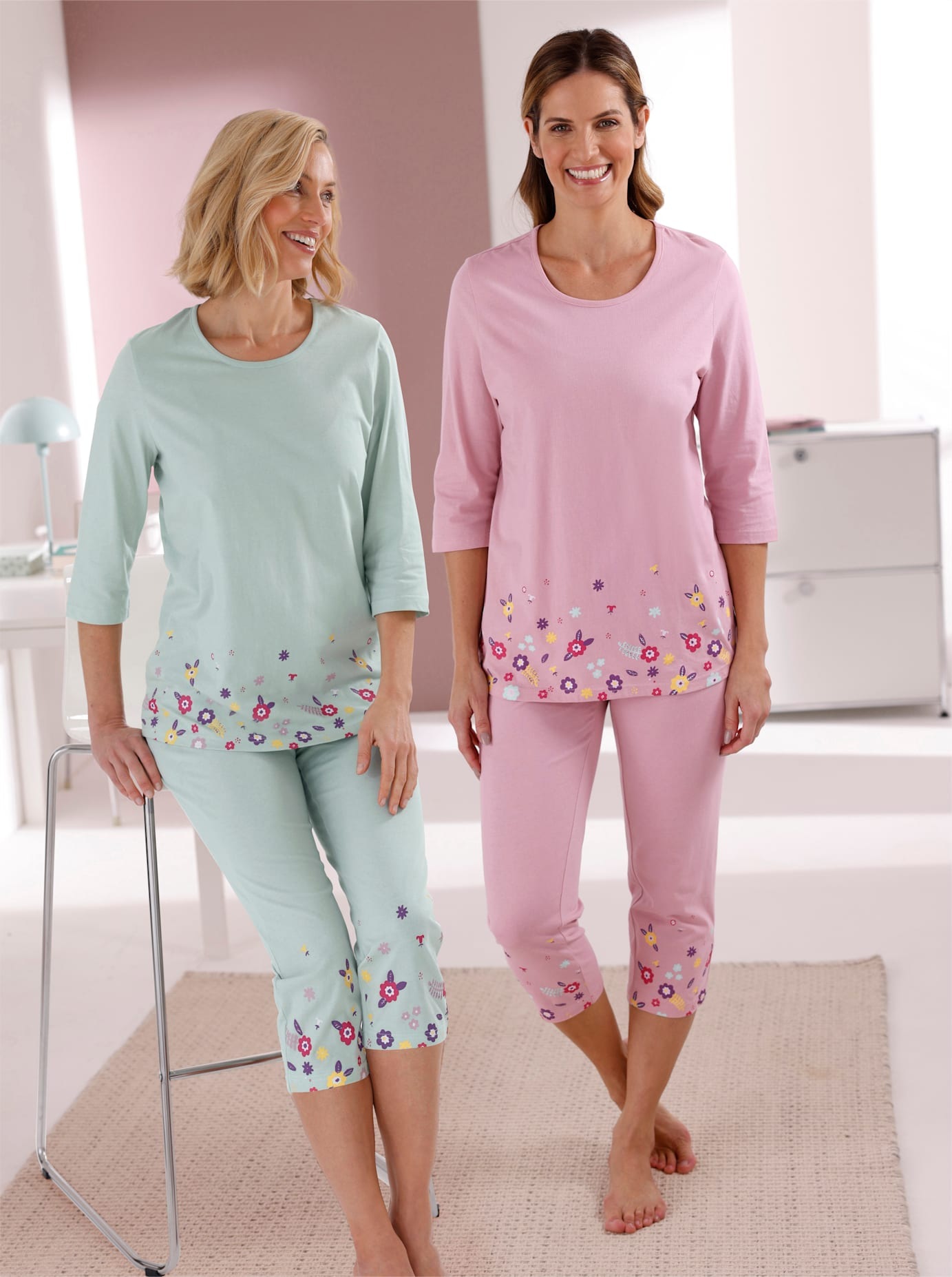 Wäschepur Damen Schlafanzug, Größe 44/46