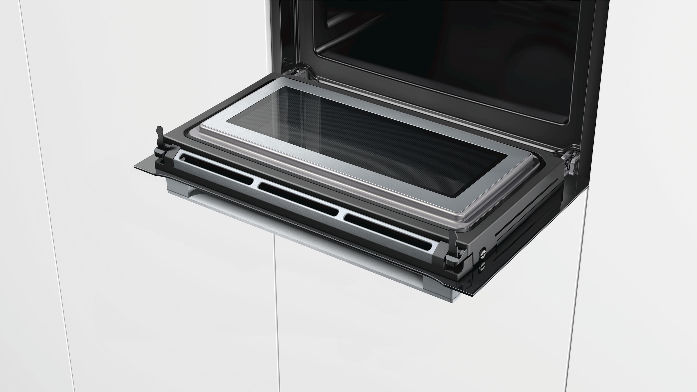 BOSCH Backofen mit Mikrowelle »CMG633BS1«, CMG633BS1, mit Automatikprogrammen