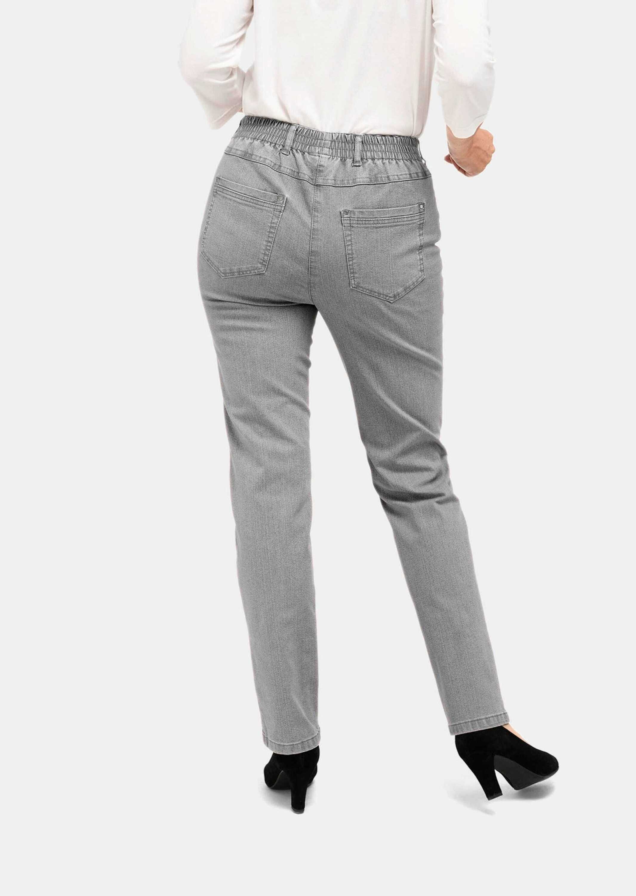 GOLDNER Regular-fit-Jeans »Jeansschlupfhose MARTHA Klassische Jeansschlupfhose MARTHA«