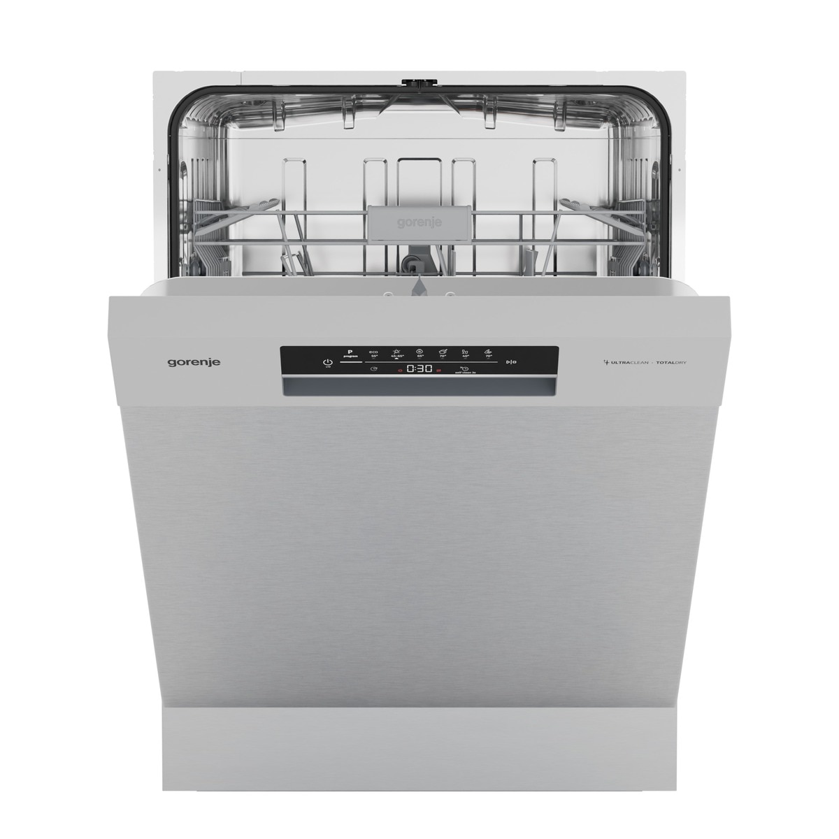 GORENJE Unterbaugeschirrspüler »GU642C90W« 9,7 l 14 tlg. Maßgedecke auto. Türöffnung, Hygiene Programm, Startzeitvorwahl