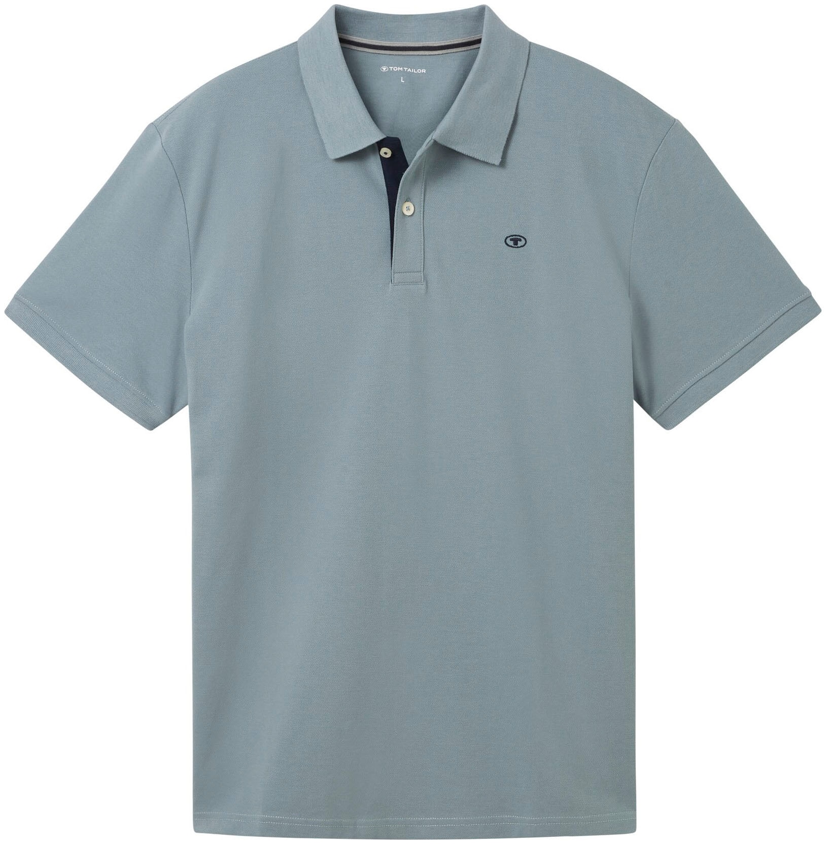 TOM TAILOR Poloshirt, mit Knopfleiste und Logo