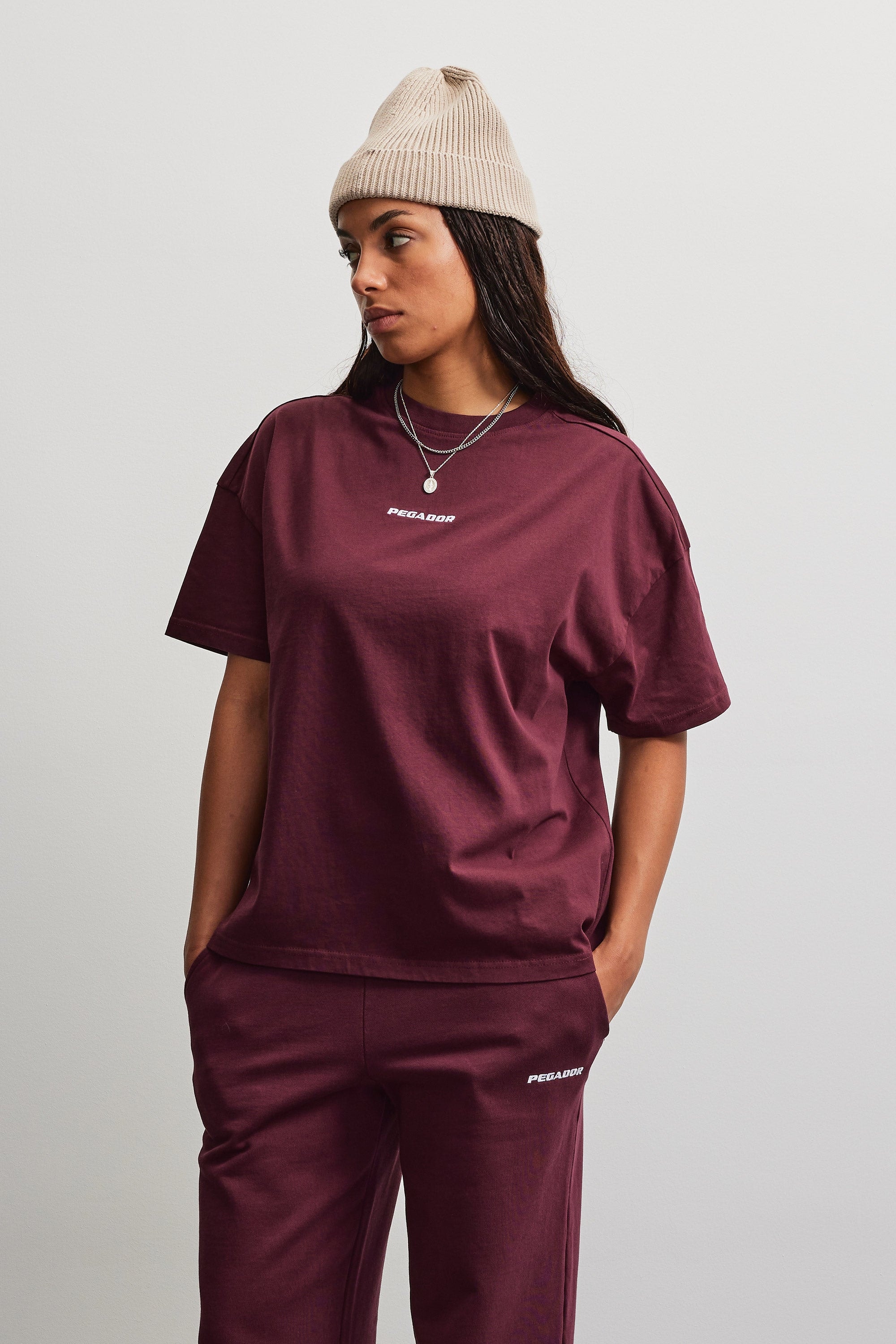 PEGADOR T-Shirt »Bracy Heavy Oversized Tee« Baumwolle, oversize