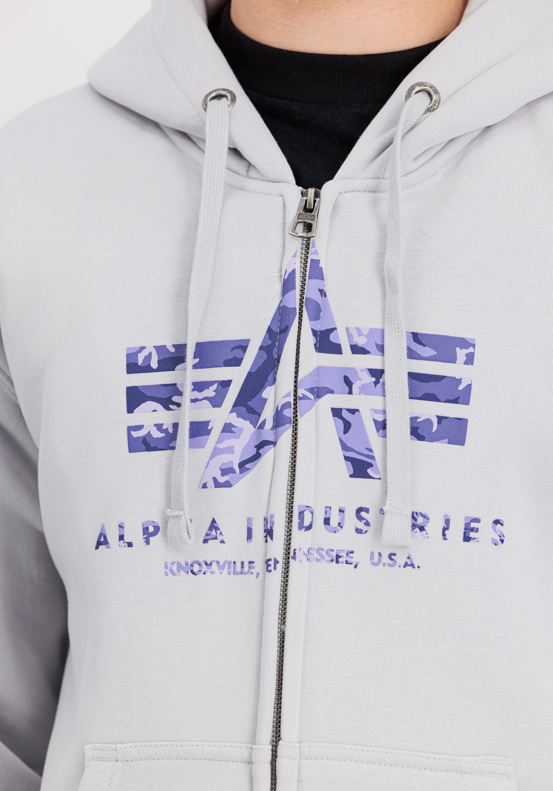 Alpha Industries Hoodie »Basic Zip Hoodie PP Camo Kapuzensweatshirt«