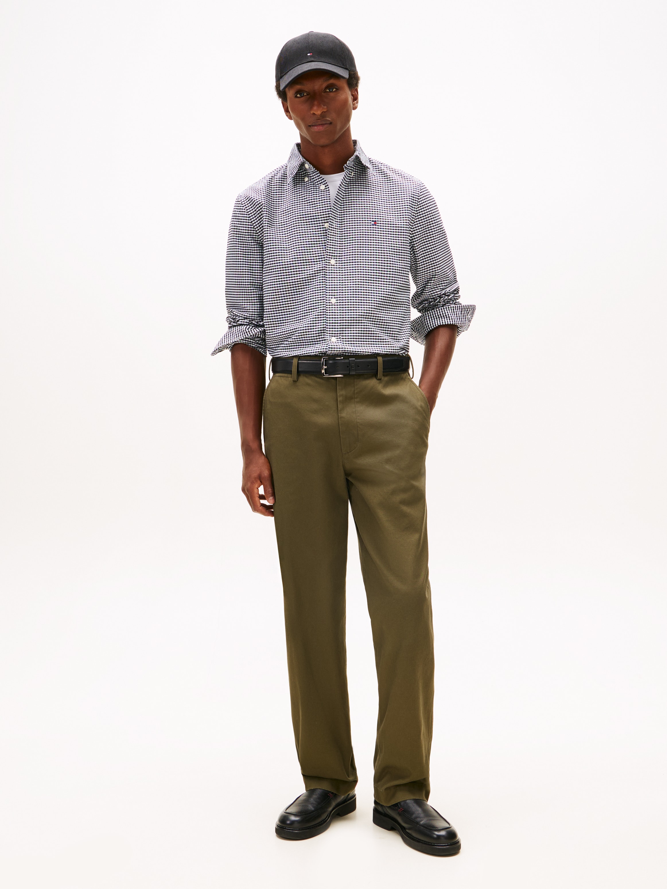 Tommy Hilfiger Langarmhemd »HERITAGE OXFORD GINGHAM« Regular fit, Button-down-Kragen, kariert