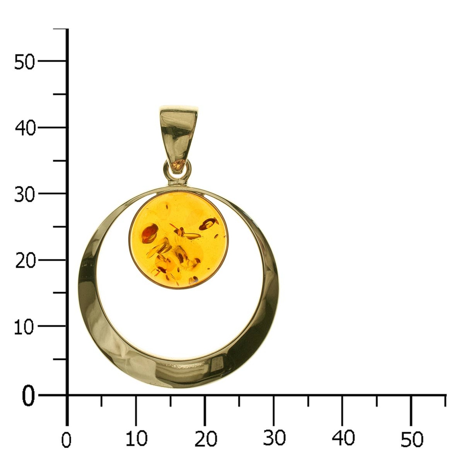 OSTSEE-SCHMUCK Kettenanhänger »- Lenka - Gold 333/000 - Bernstein«
