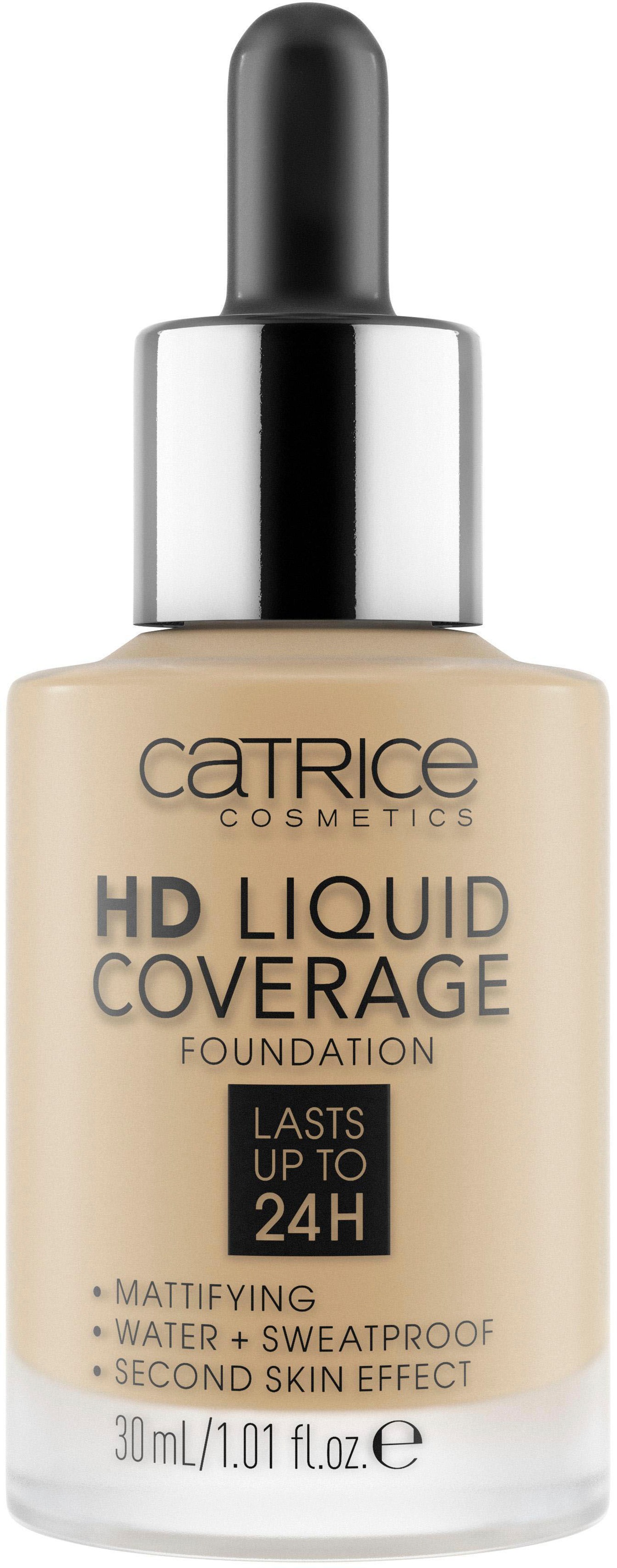 Catrice Foundation »HD Liquid Coverage Foundation«, mit leichter Textur