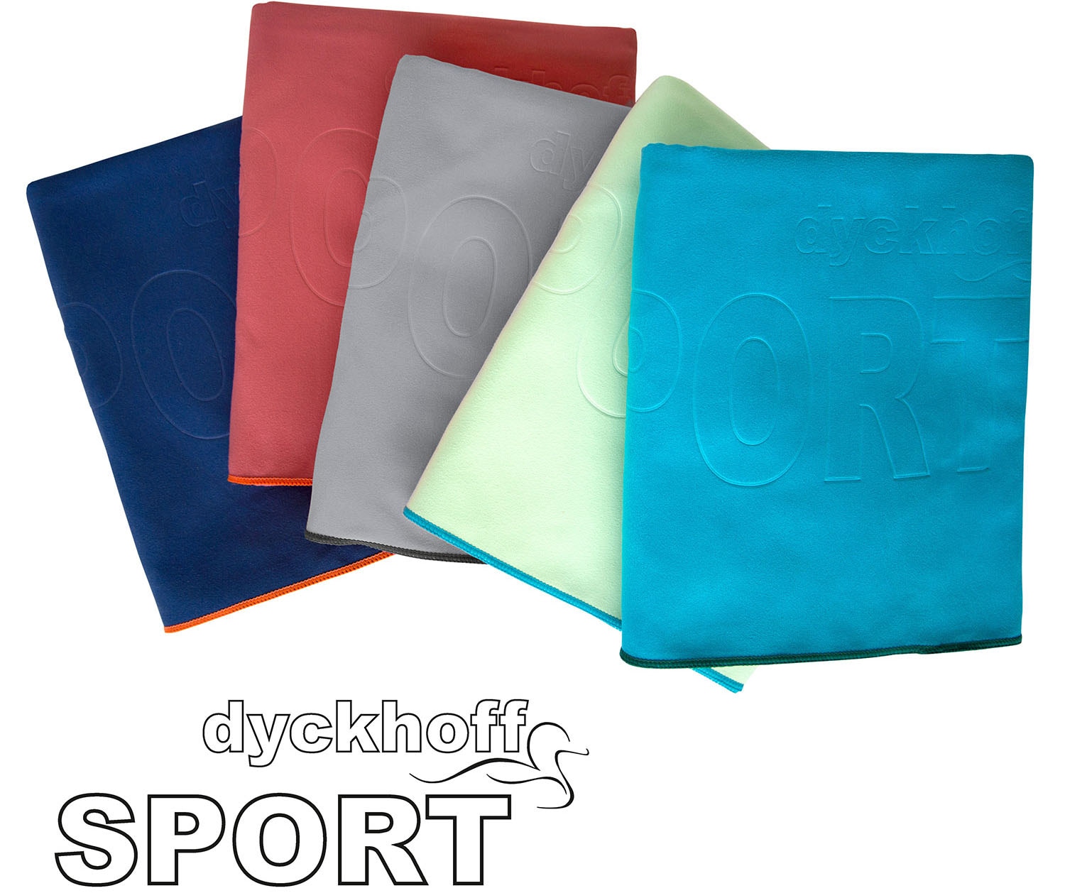 Dyckhoff Sporthandtuch »Mikrofaser Sporttuch«, (1 St., Handtuch 60 x 120 cm)