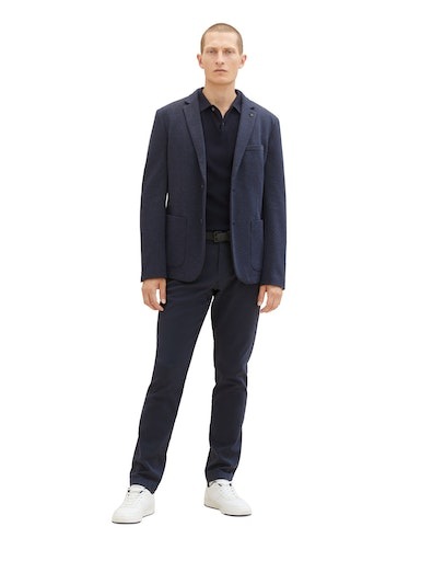 TOM TAILOR Chinohose, (2 tlg., inklusive Gürtel), mit dezenter Struktur