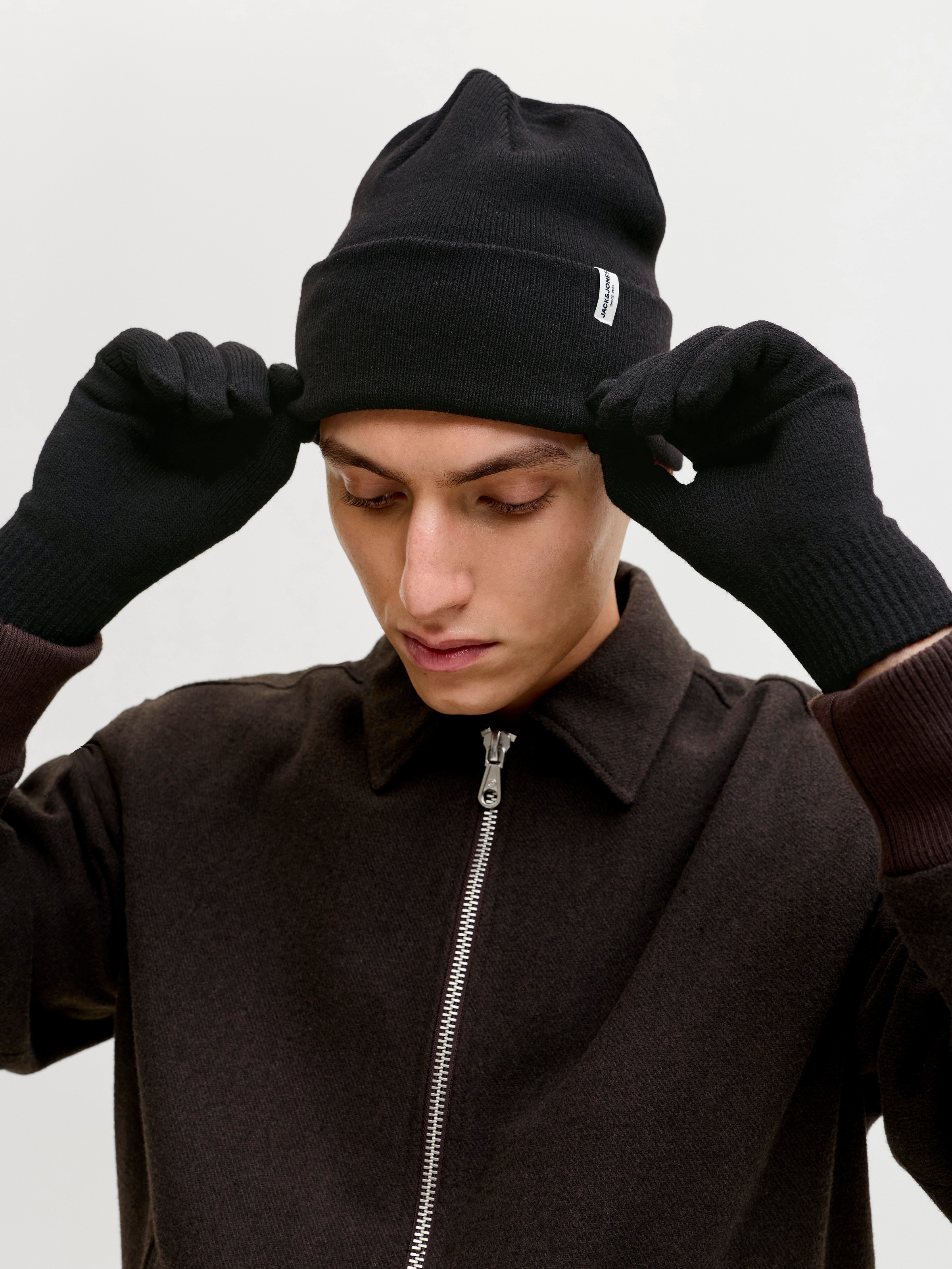 Jack & Jones Beanie »JACCOOPER BEANIE AND GLOVES GIFTBOX«