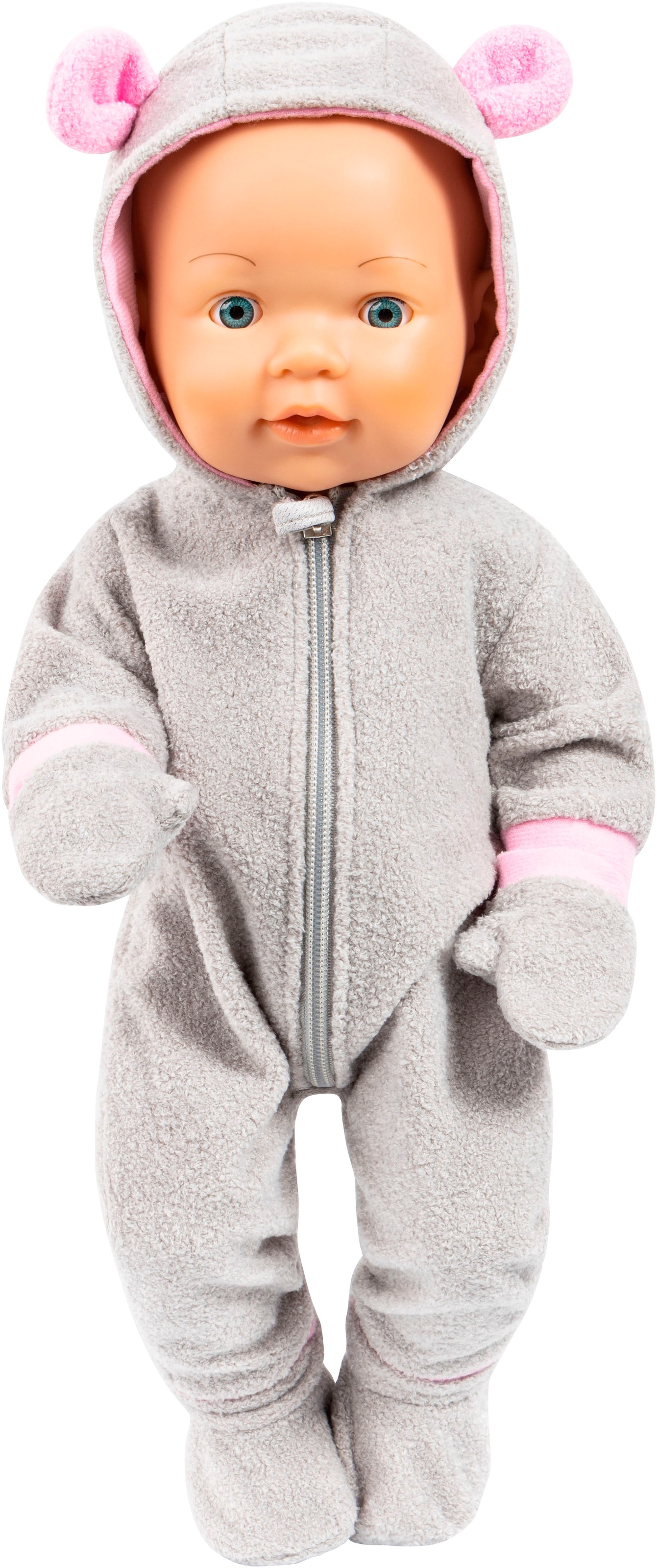 Bayer Puppenkleidung »Plüschoverall 38-42«, (Set, 3 tlg.)