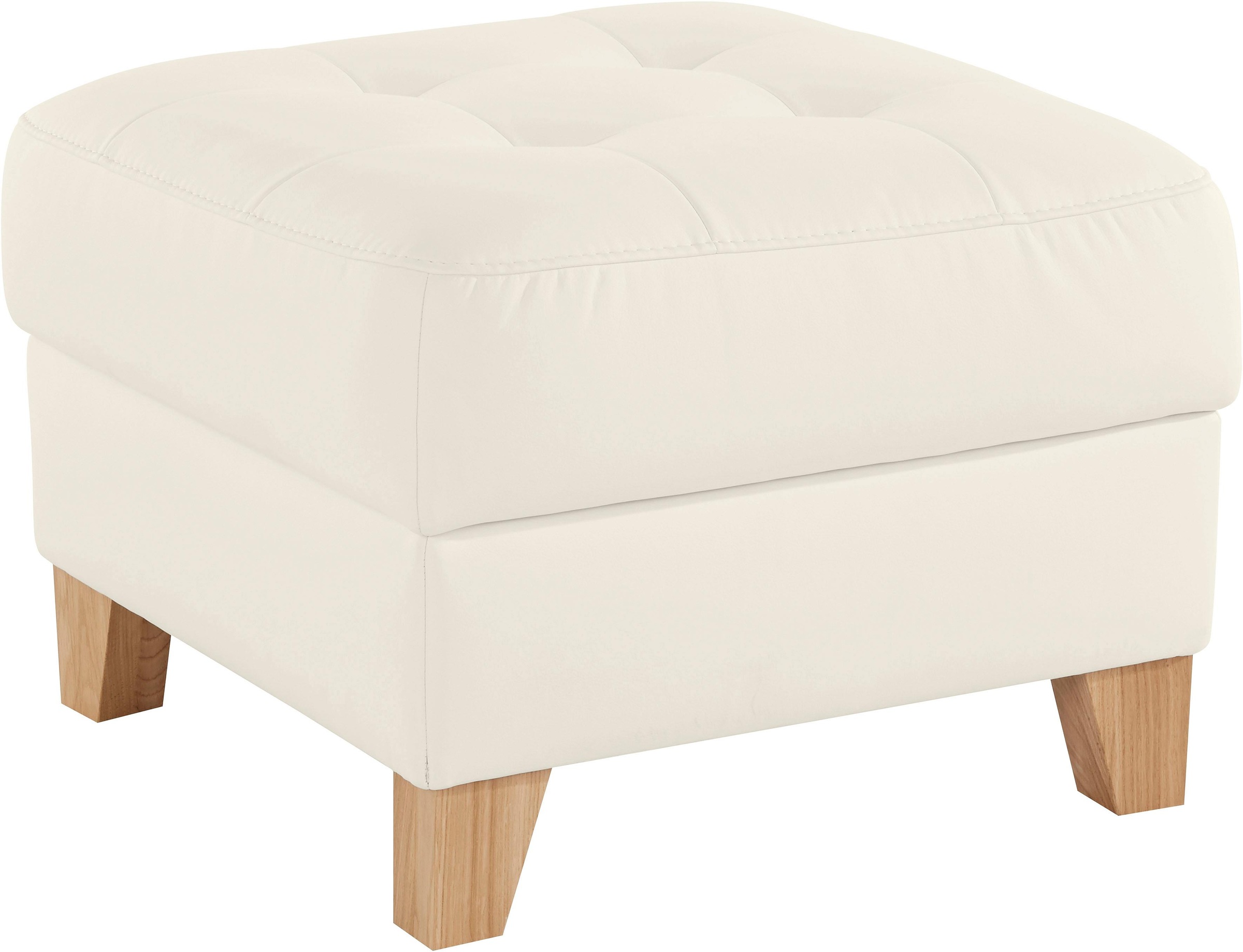 exxpo - sofa fashion Hocker »Elio bequemer Sitzkomfort und aufwendiger Detailverarbeitung«, mit Staufach unter der Sitzfläche