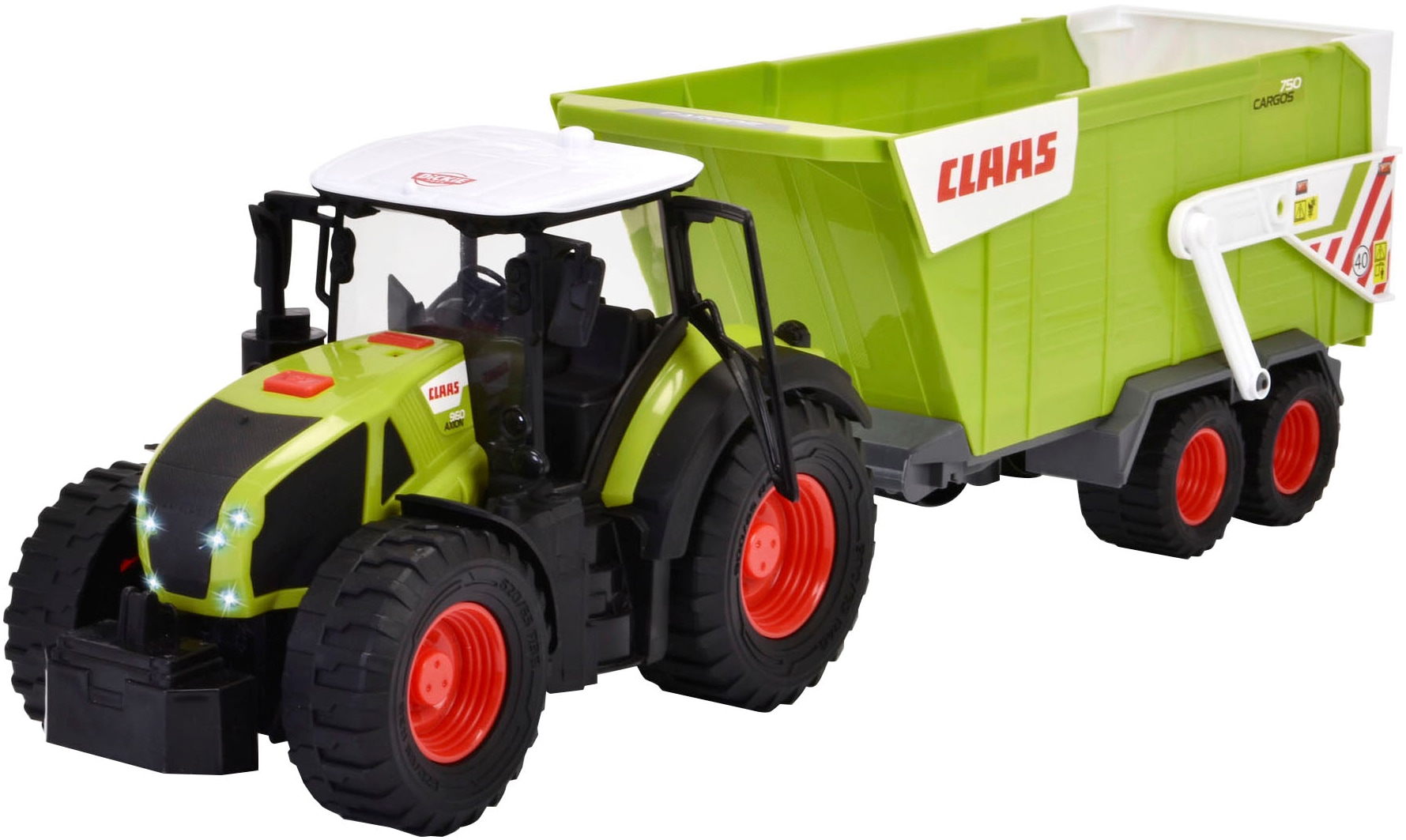 Spielzeug-Traktor »CLAAS mit Anhänger«, mit Licht und Sound