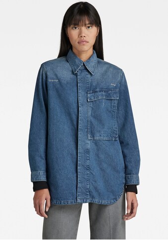 G-Star RAW Jeansbluse »Mysterious Overshirt«, mit großer aufgesetzter Pattentasche vorne kaufen