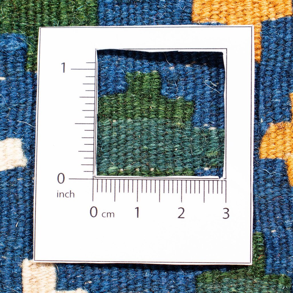 morgenland Wollteppich »Kelim - Oriental quadratisch - 104 x 101 cm - dunkelrot«, quadratisch, Wohnzimmer, Einzelstück