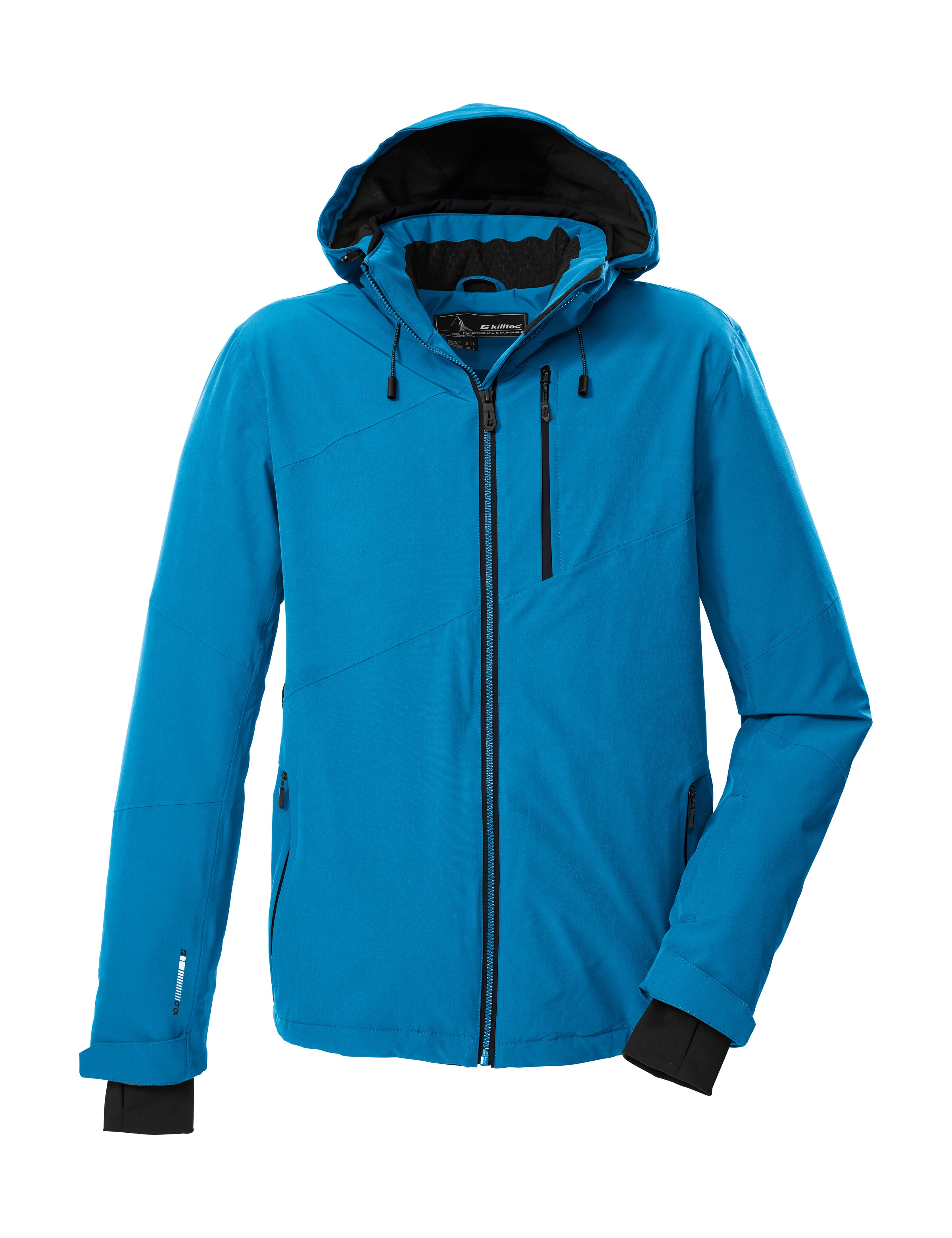 Killtec Skijacke »KSW 24 MN SKI JCKT« Atmungsaktive, wasser- u. winddichte Funktionsjacke, abnehmbare Kapuze