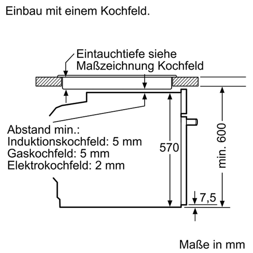 BOSCH Induktions Herd-Set »HND677LS62«