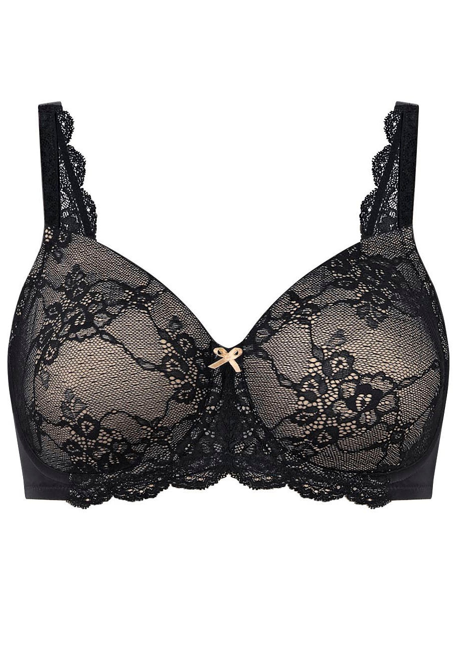 Triumph Minimizer-BH »Contouring Sensation W01«, verkleinert die Brust optisch um eine Cup-Größe, florale Spitze